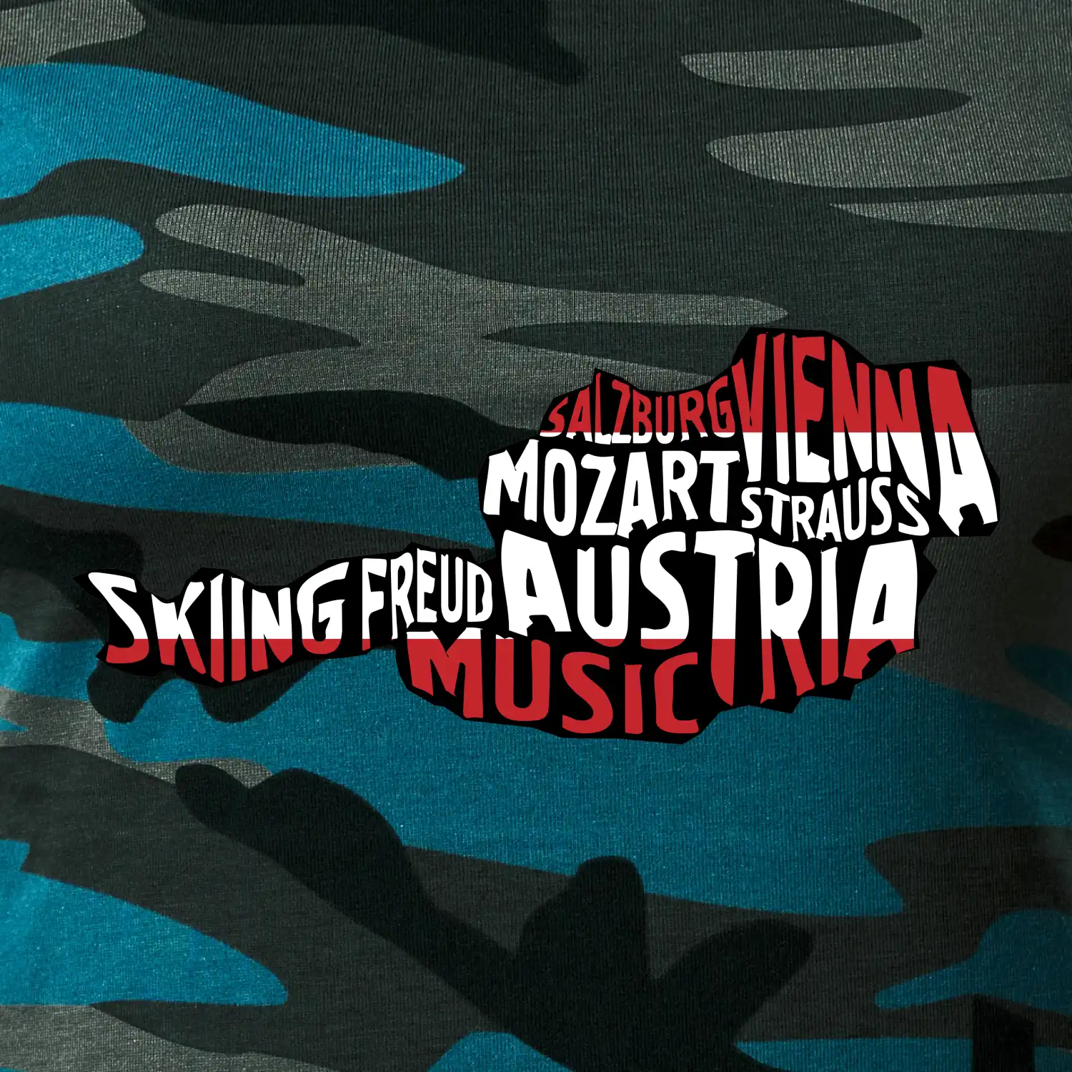 Mapy - názvy měst - Rakousko