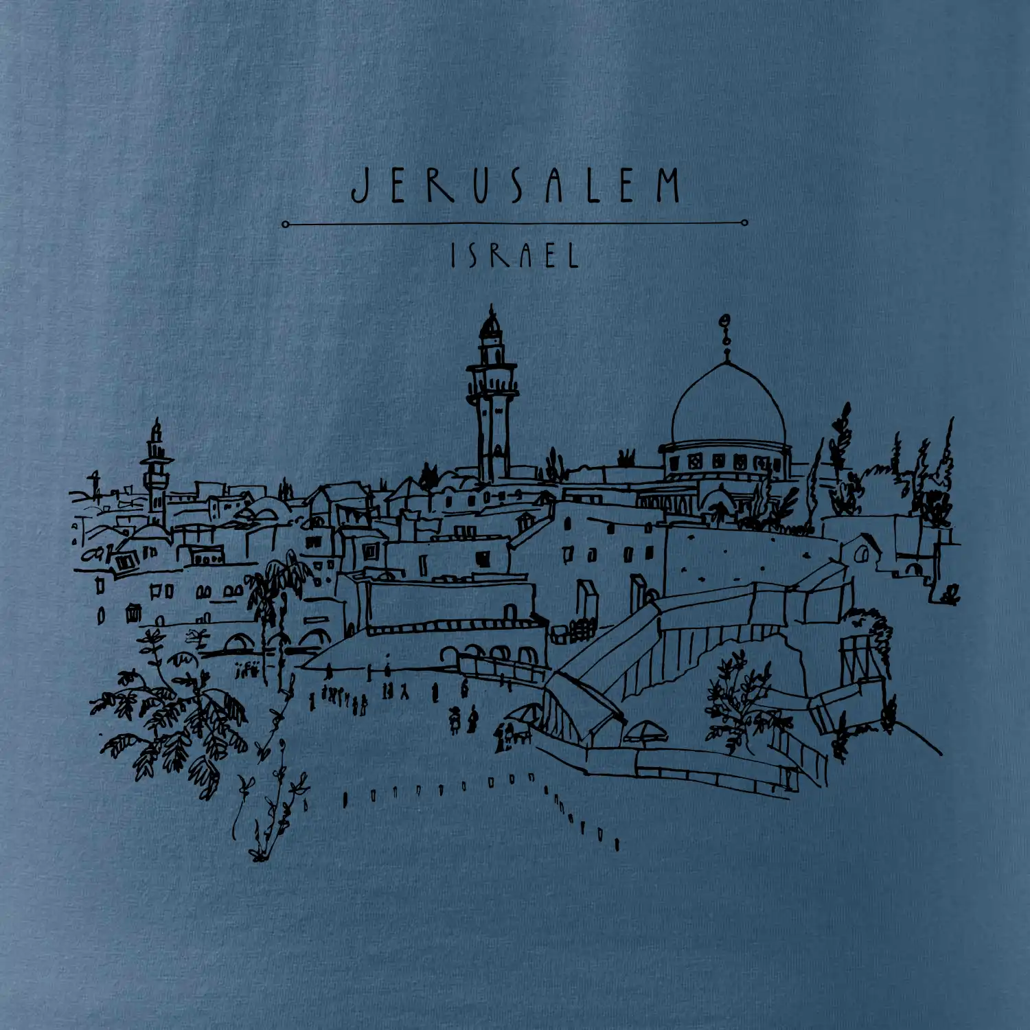 Kreslený Jeruzalém