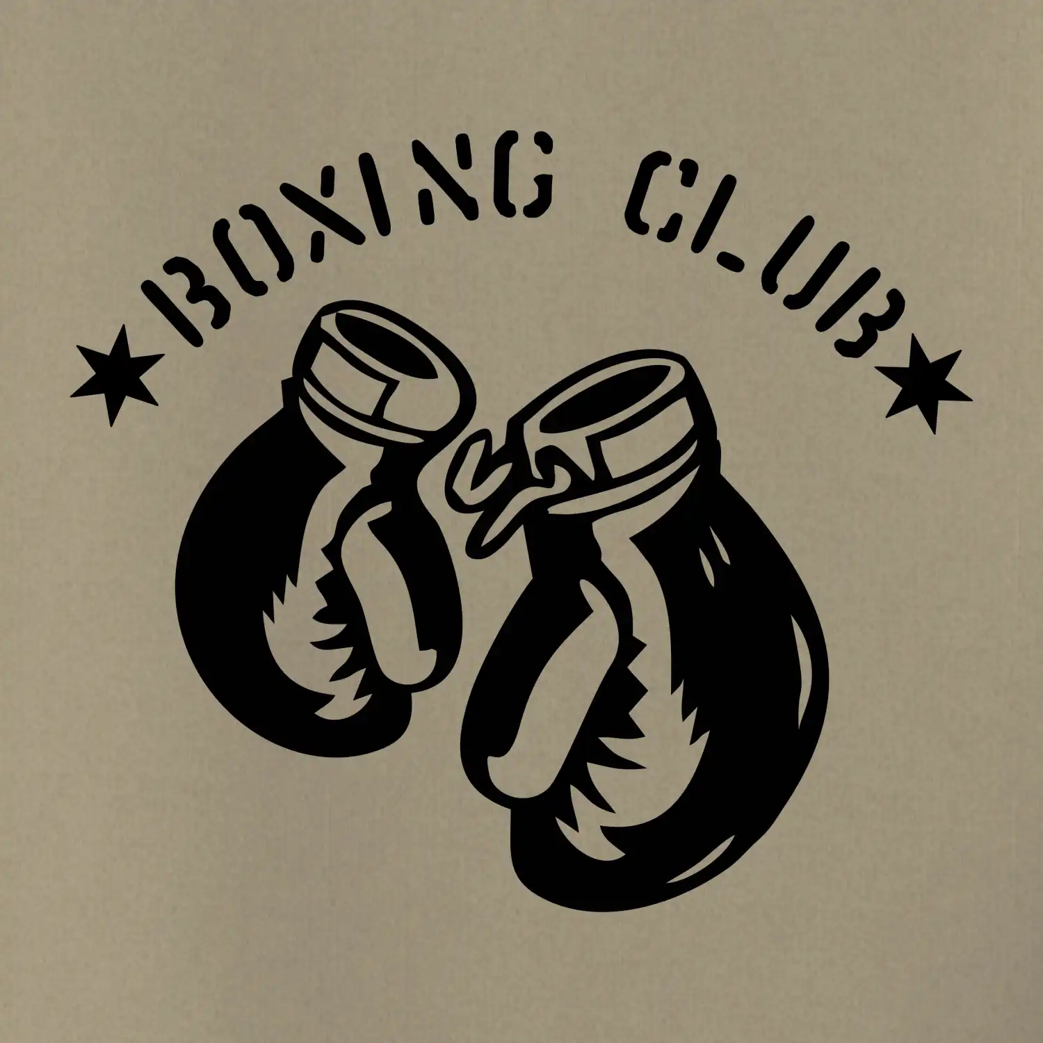 Boxing club nápis