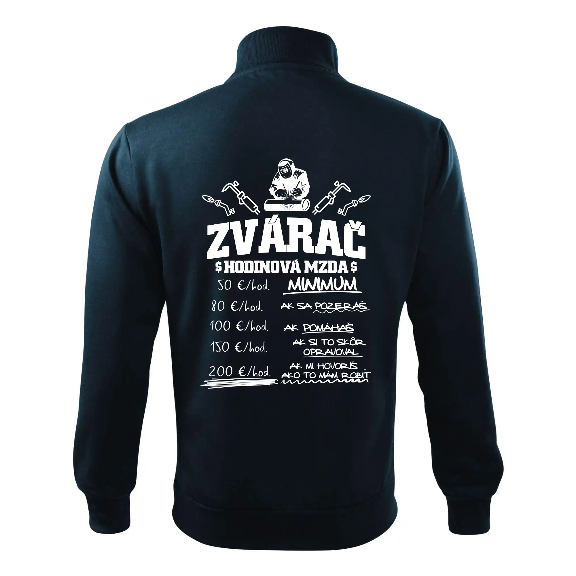 Hodinová mzda zvárač