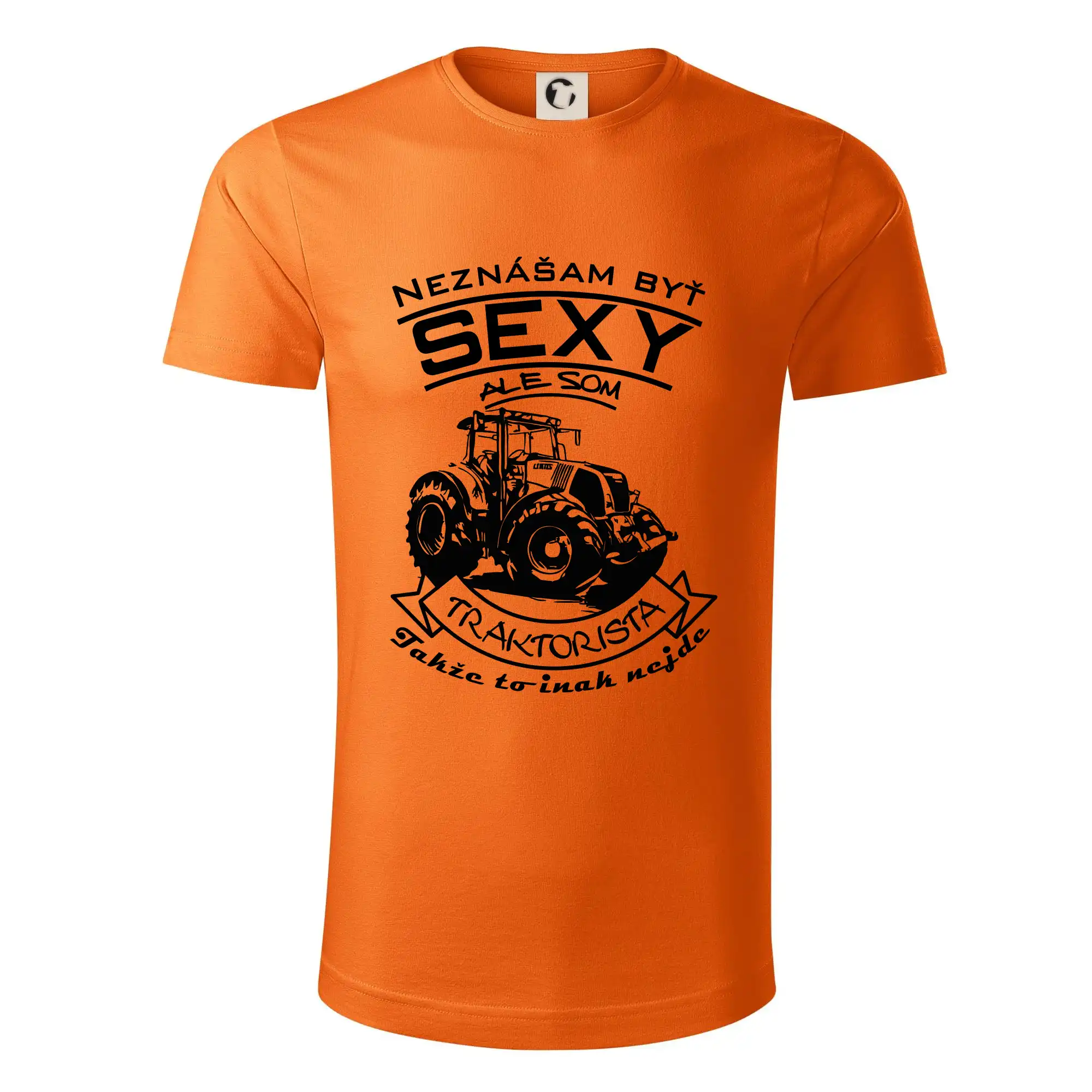 Neznášam byť sexy - Neznášam byť sexy - Traktorista - Traktor - Tričko z organickej bavlny