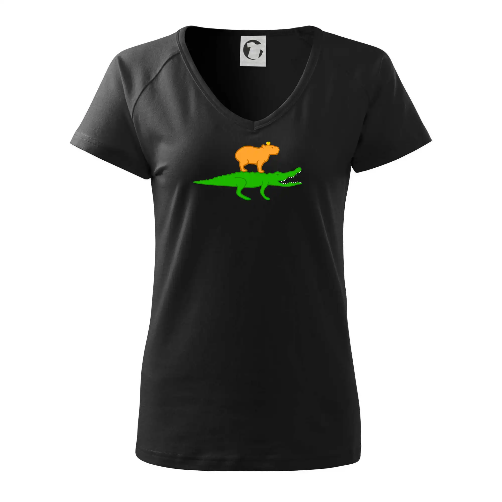 Kapybara na krokodýlovi (Moňas)