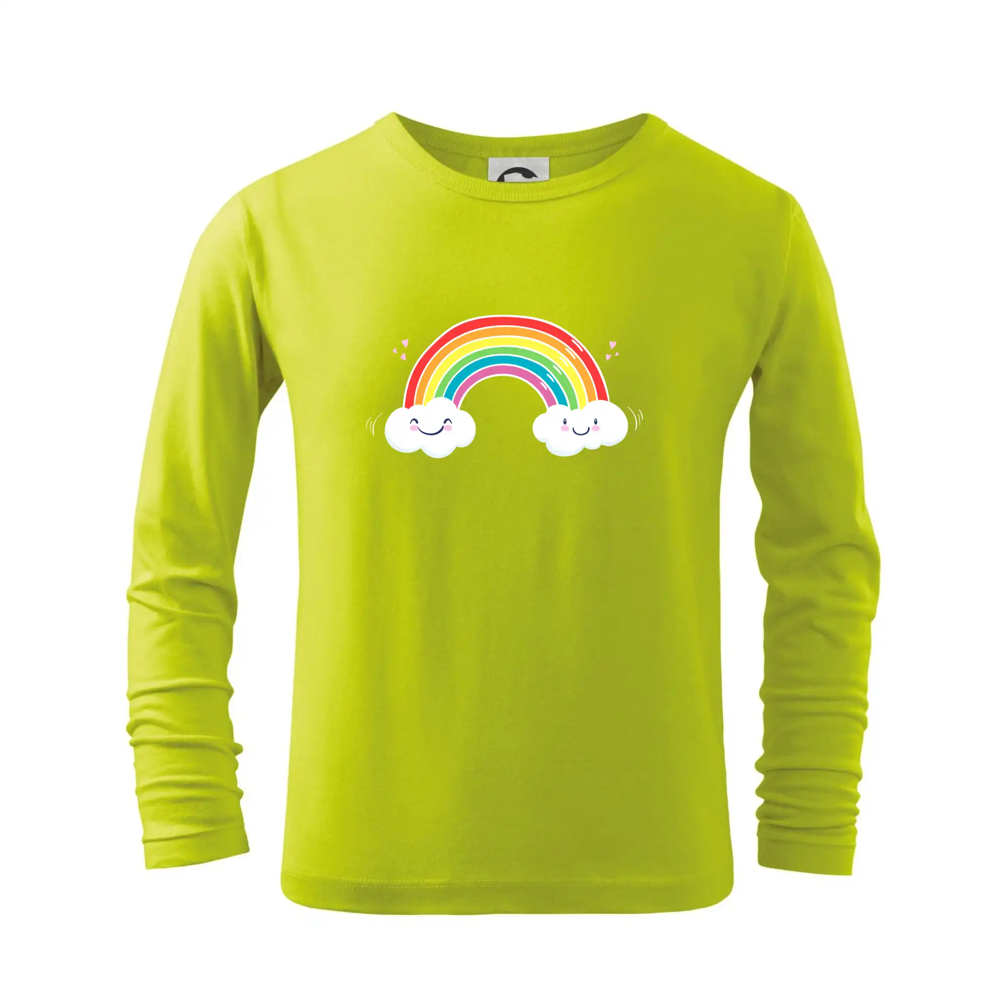 Tričká pre LGBT a Queer komunitu - Veselá dúha - Tričko detské Long Sleeve