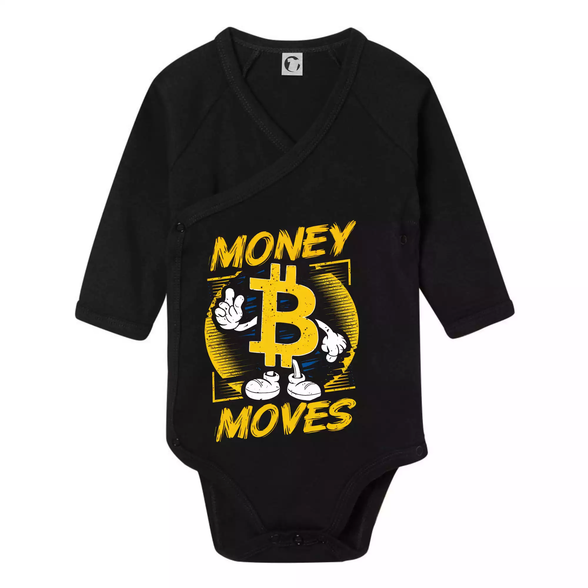 Money moves bitcoin mascot
