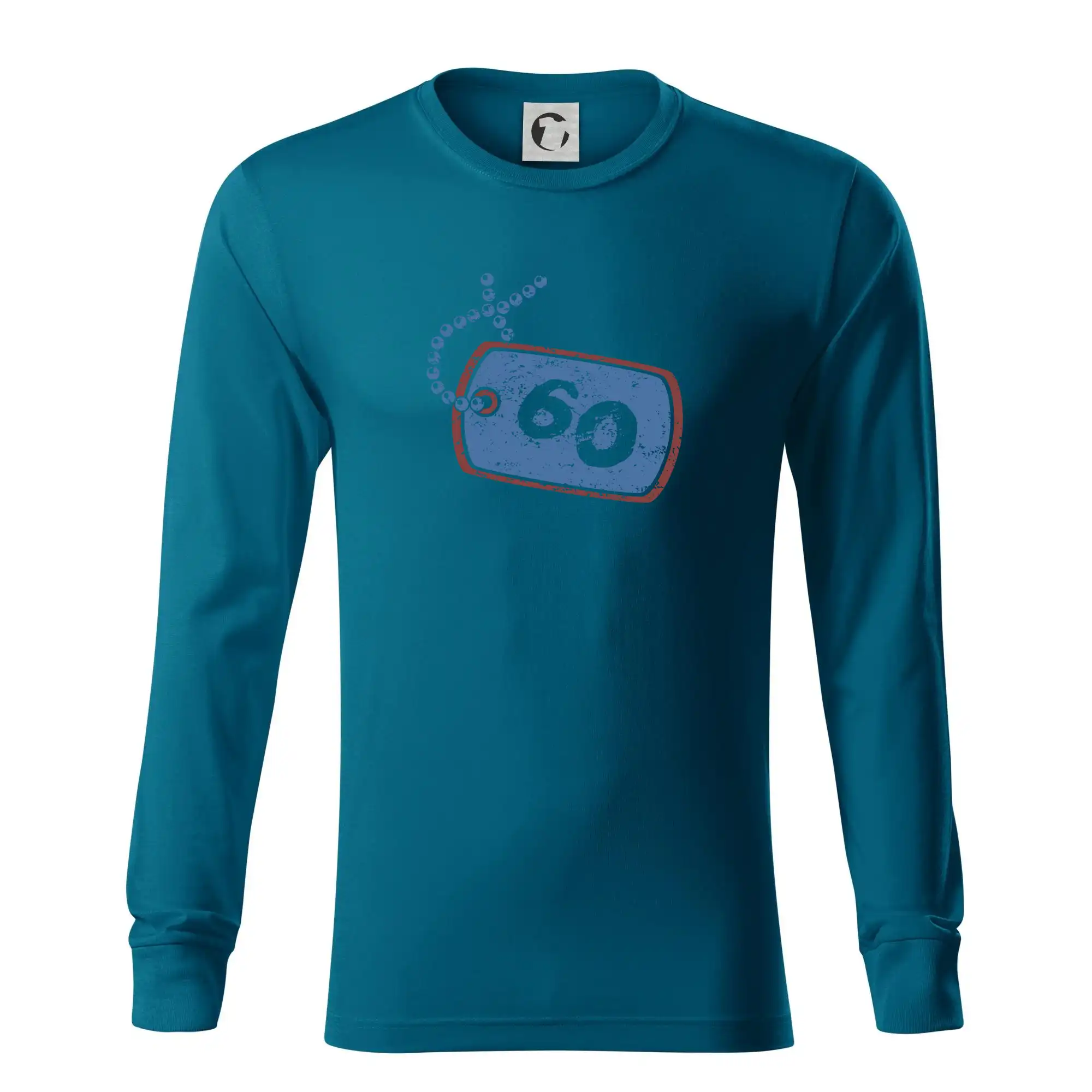 60 na krku štítek