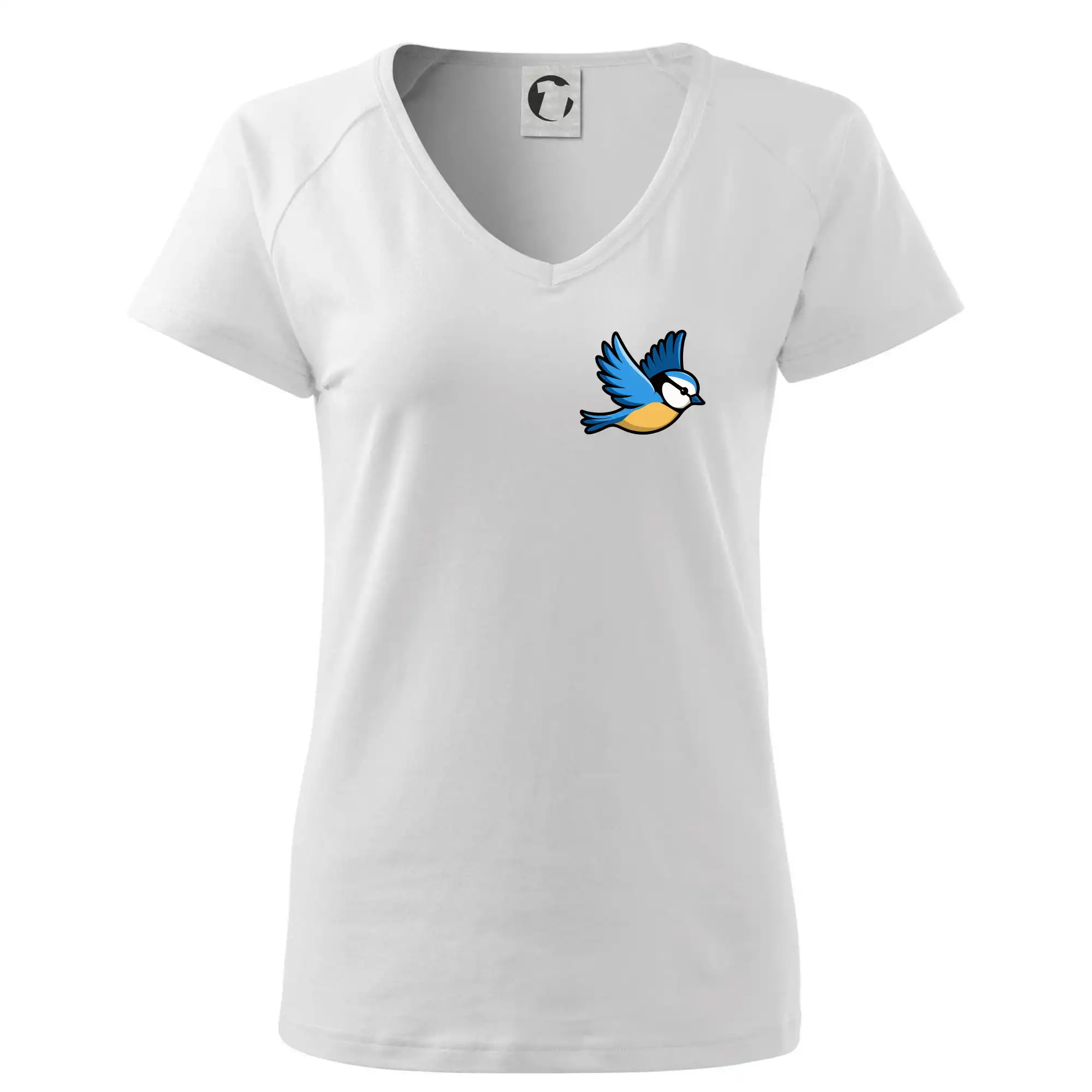 Sýkorka modřinka na prsu