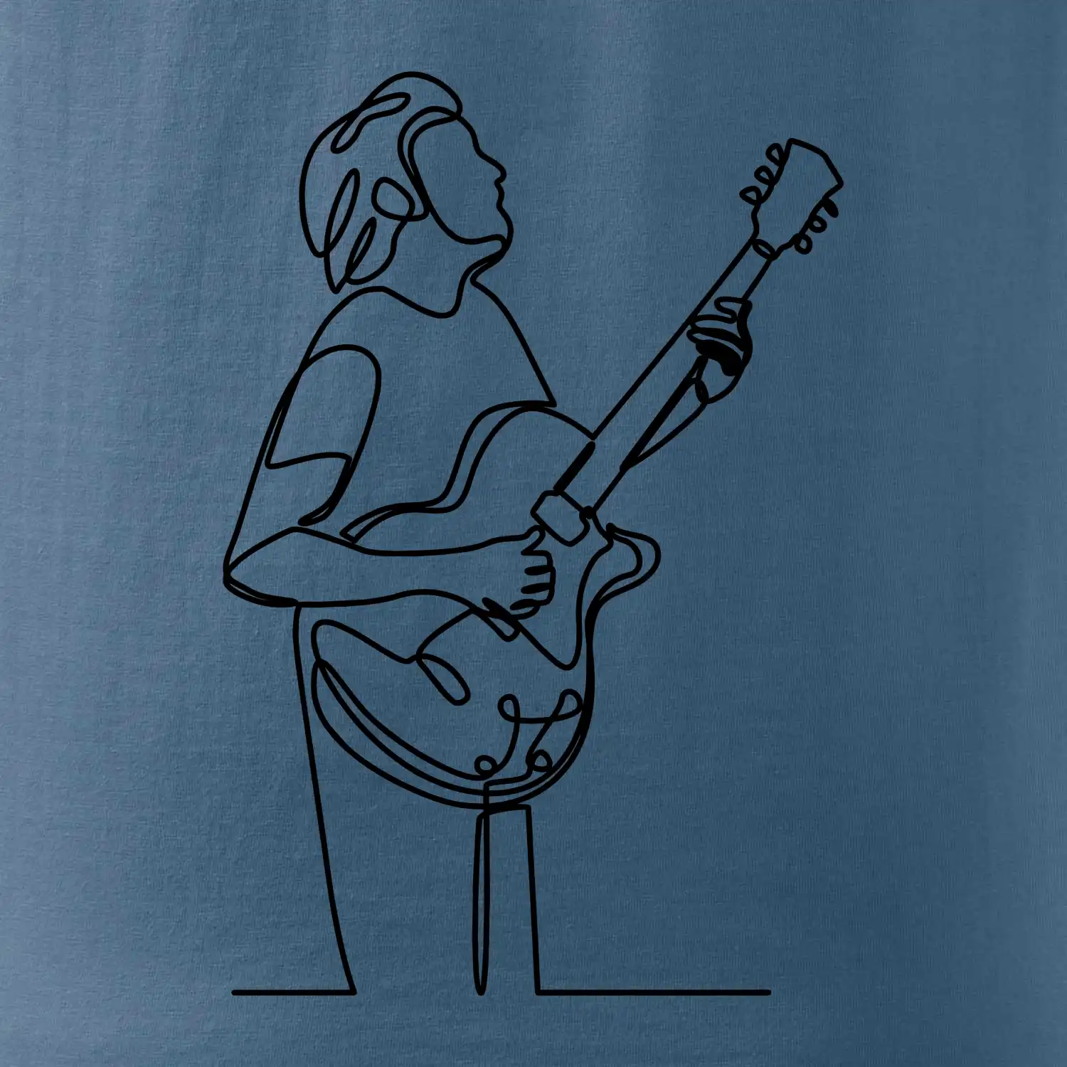 Kytarista jedním tahem