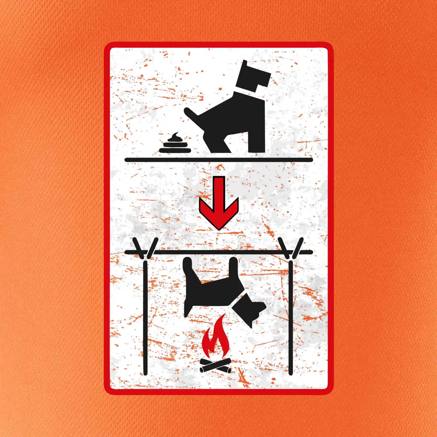 Tričko pro odpůrce sraní na chodníku