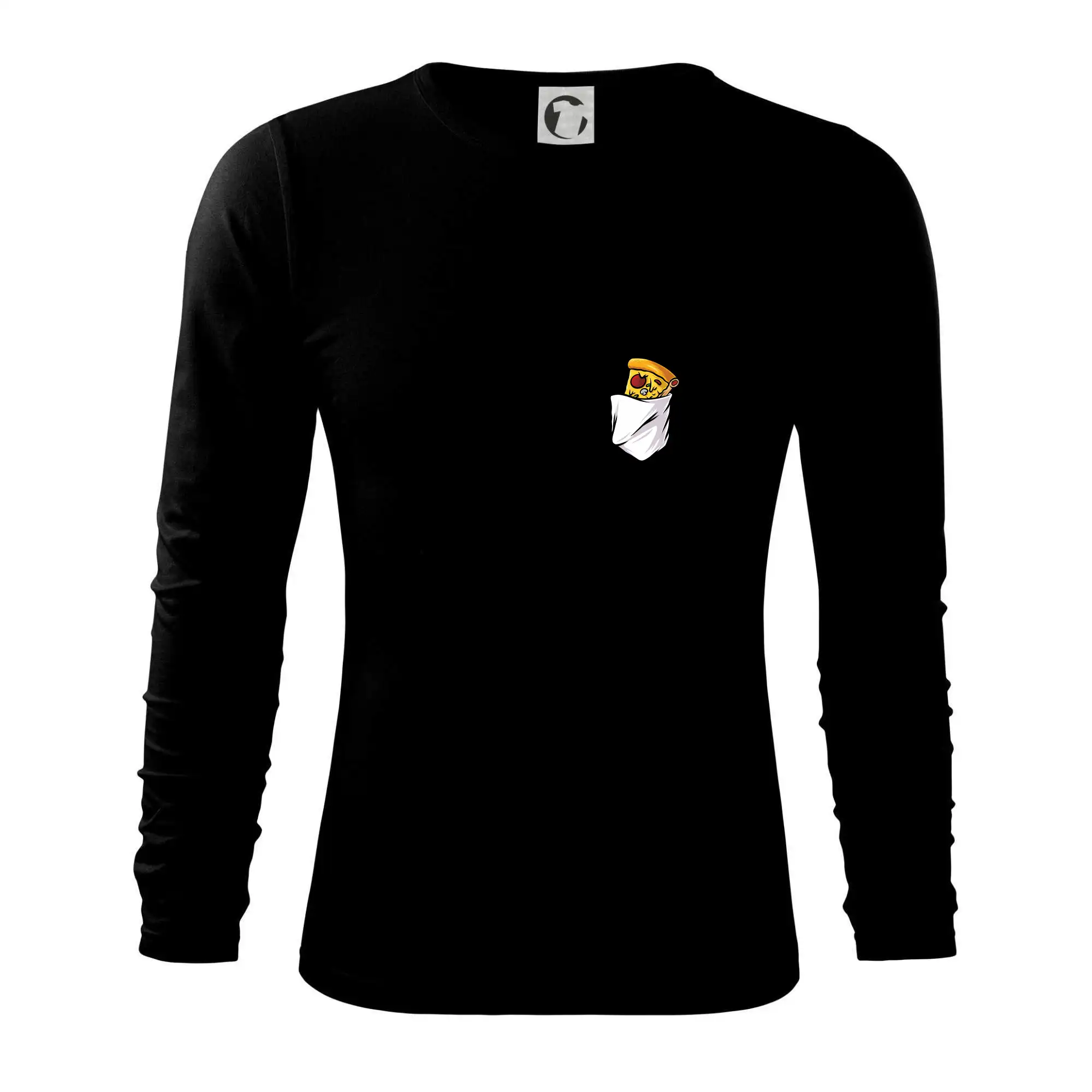 Pizza vo vrecku - Tričko s dlhým rukávom FIT-T long sleeve