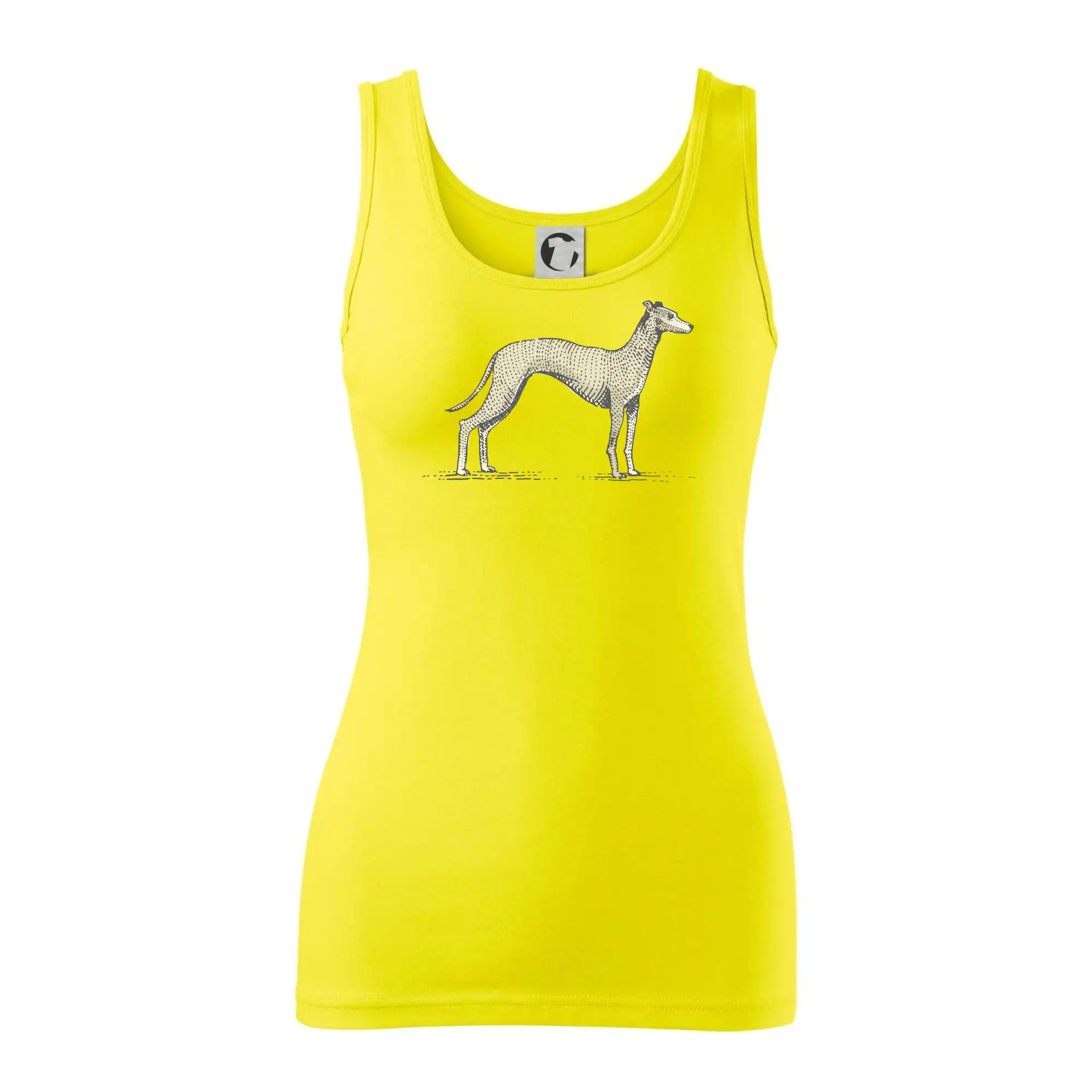 Ostatné psie plemená - Vintage Whippet - Dámske tielko