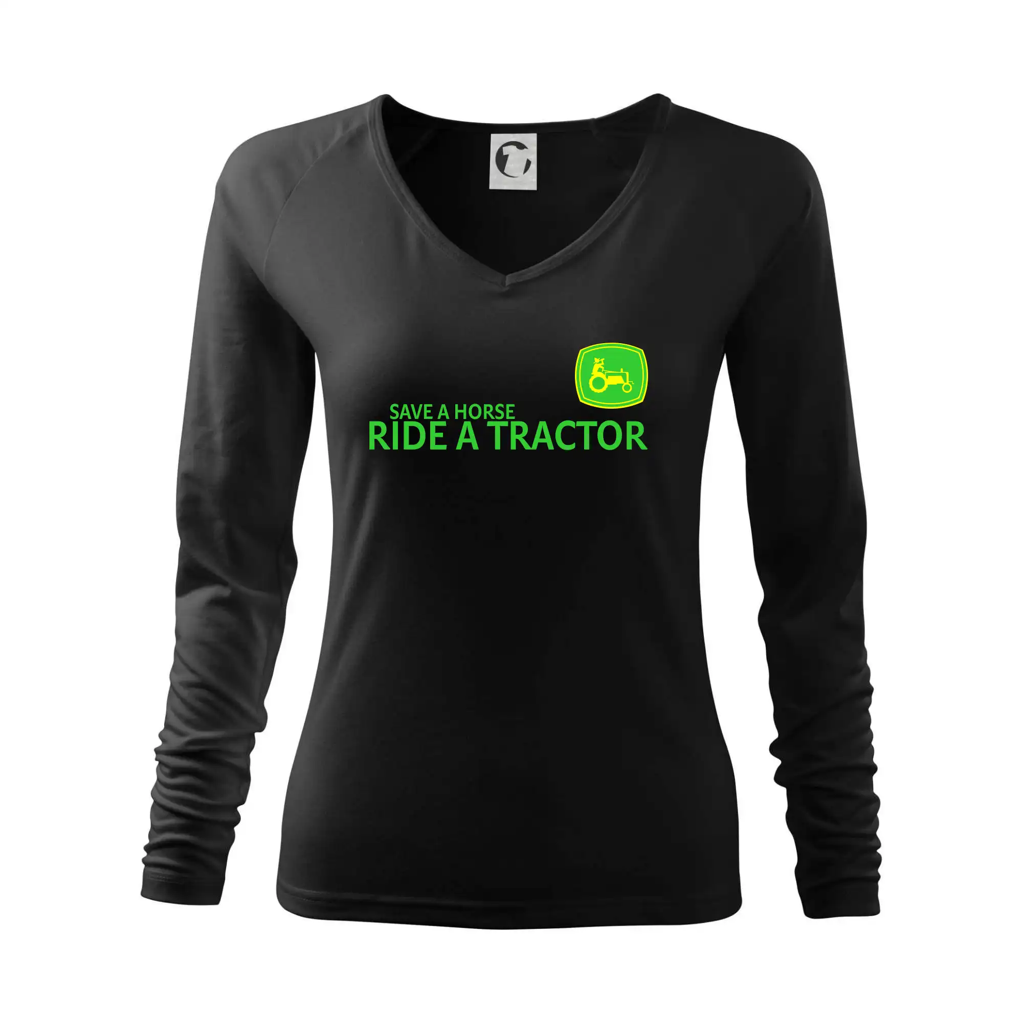 Save horse, ride tractor