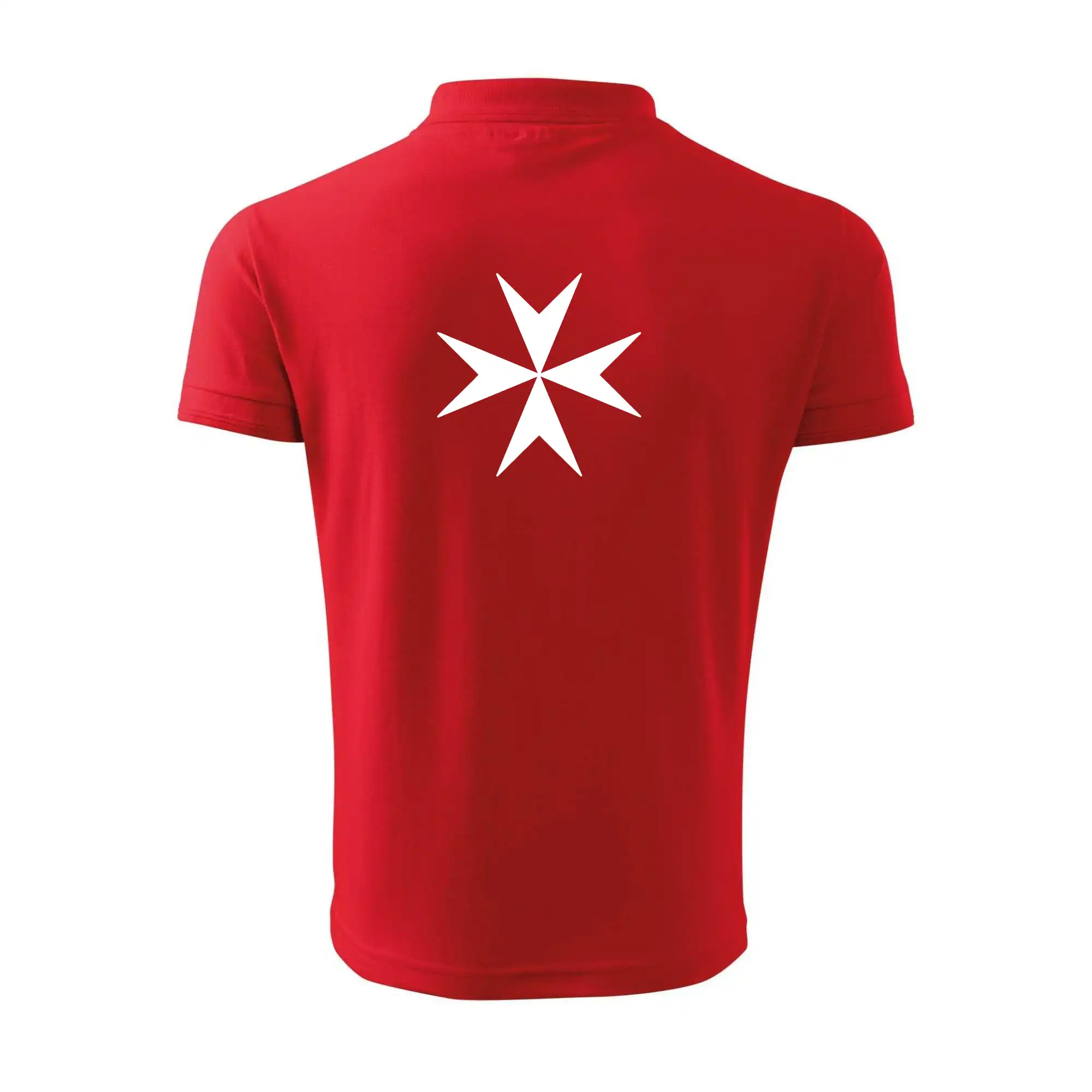 Motívy štátnych vlajok - Malta - námorná vlajka - Polokošeľa pánska Pique Polo 203