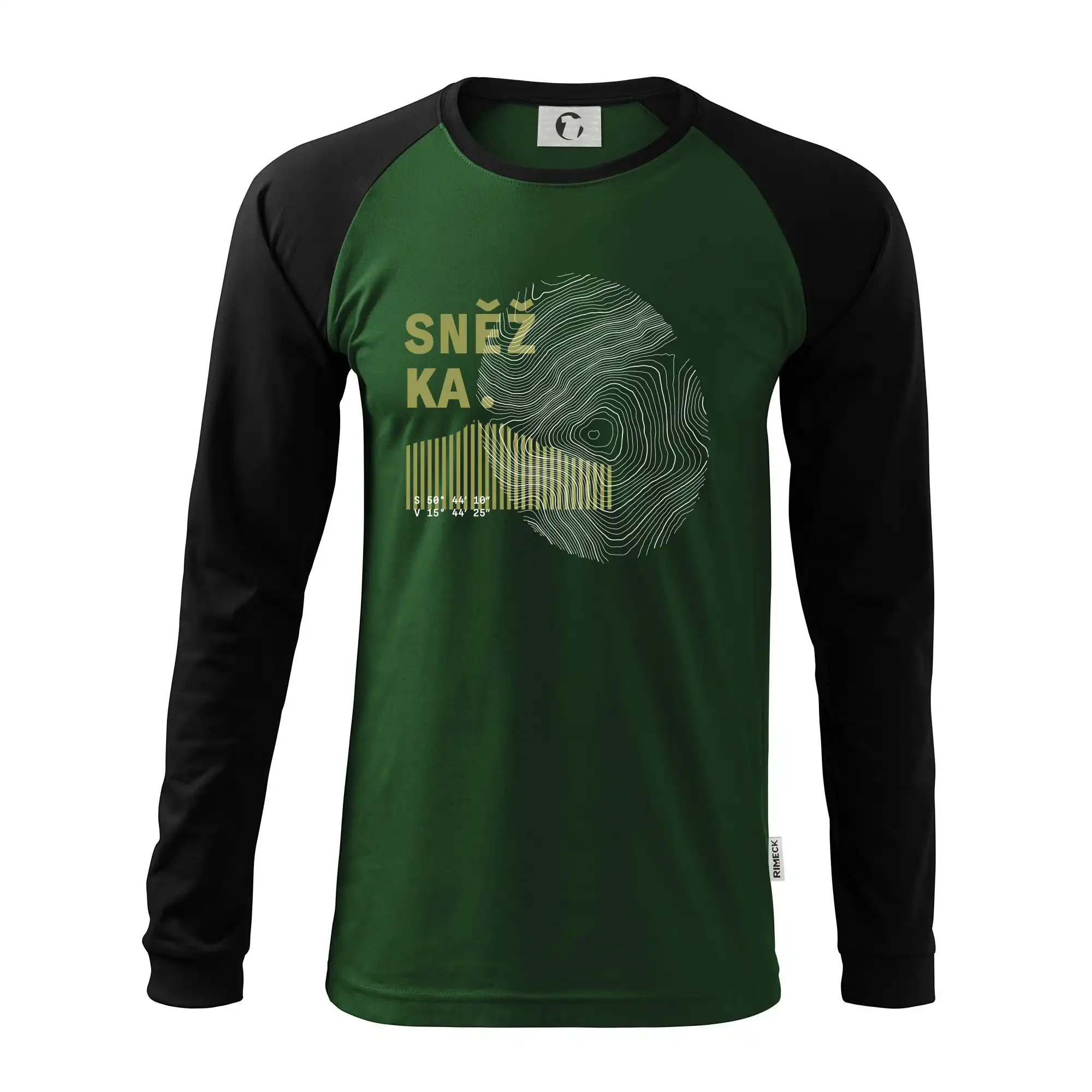 Sněžka - vrstevnice otisk