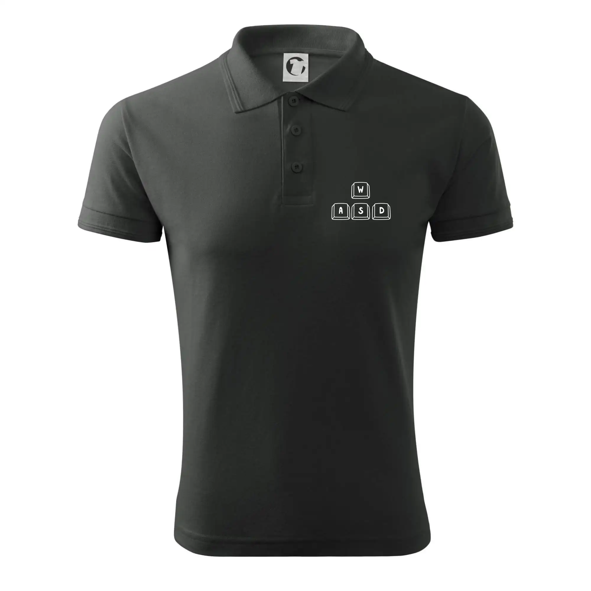 Tričká pre ajťákov - WASD klávesy - prso - Polokošeľa pánska Pique Polo 203
