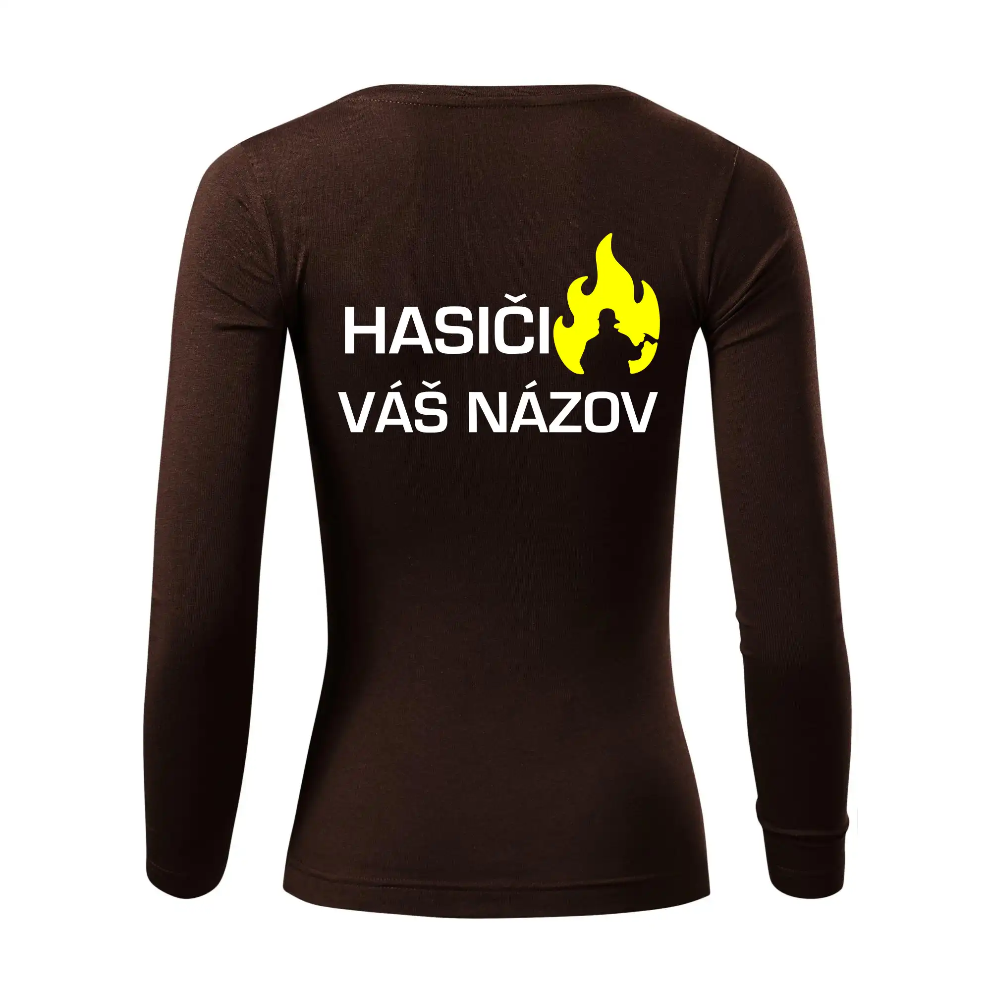 Hasiči - Váš názov - FLUO + Reflexná potlač