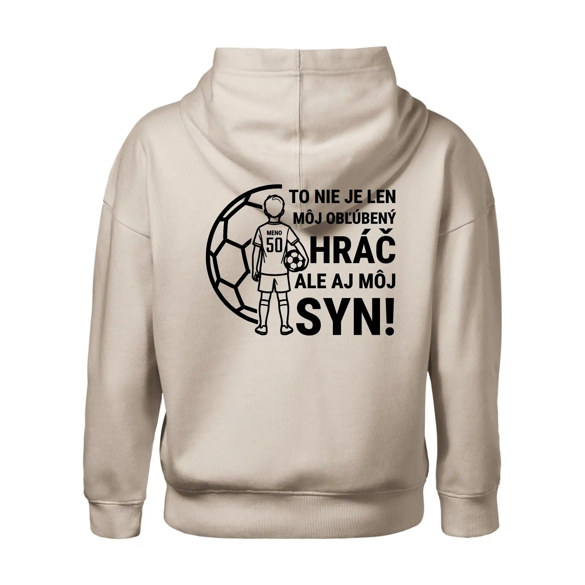 Futbalová mama - Jeden syn (vaše meno a číslo)