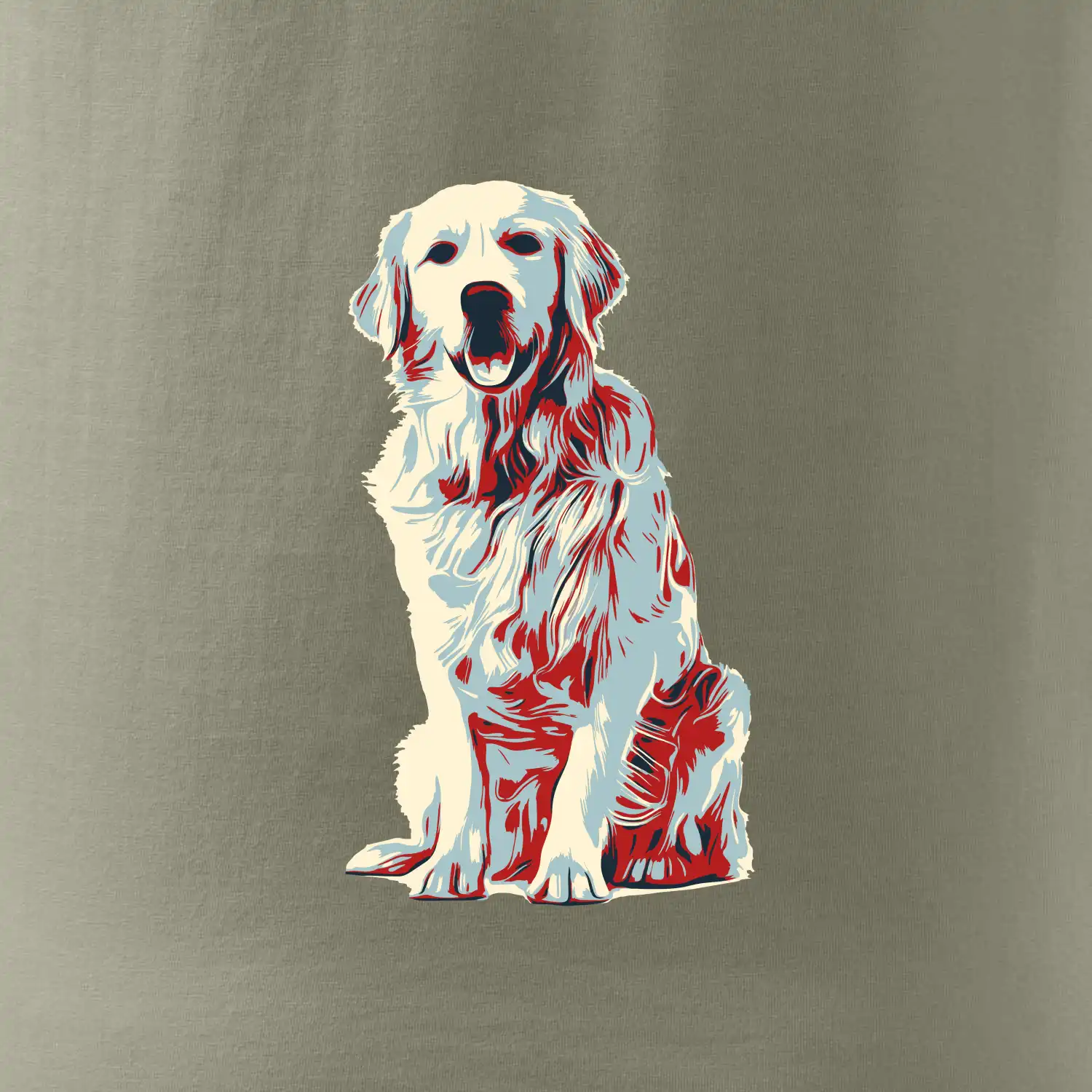 Zlatý retriever vintage
