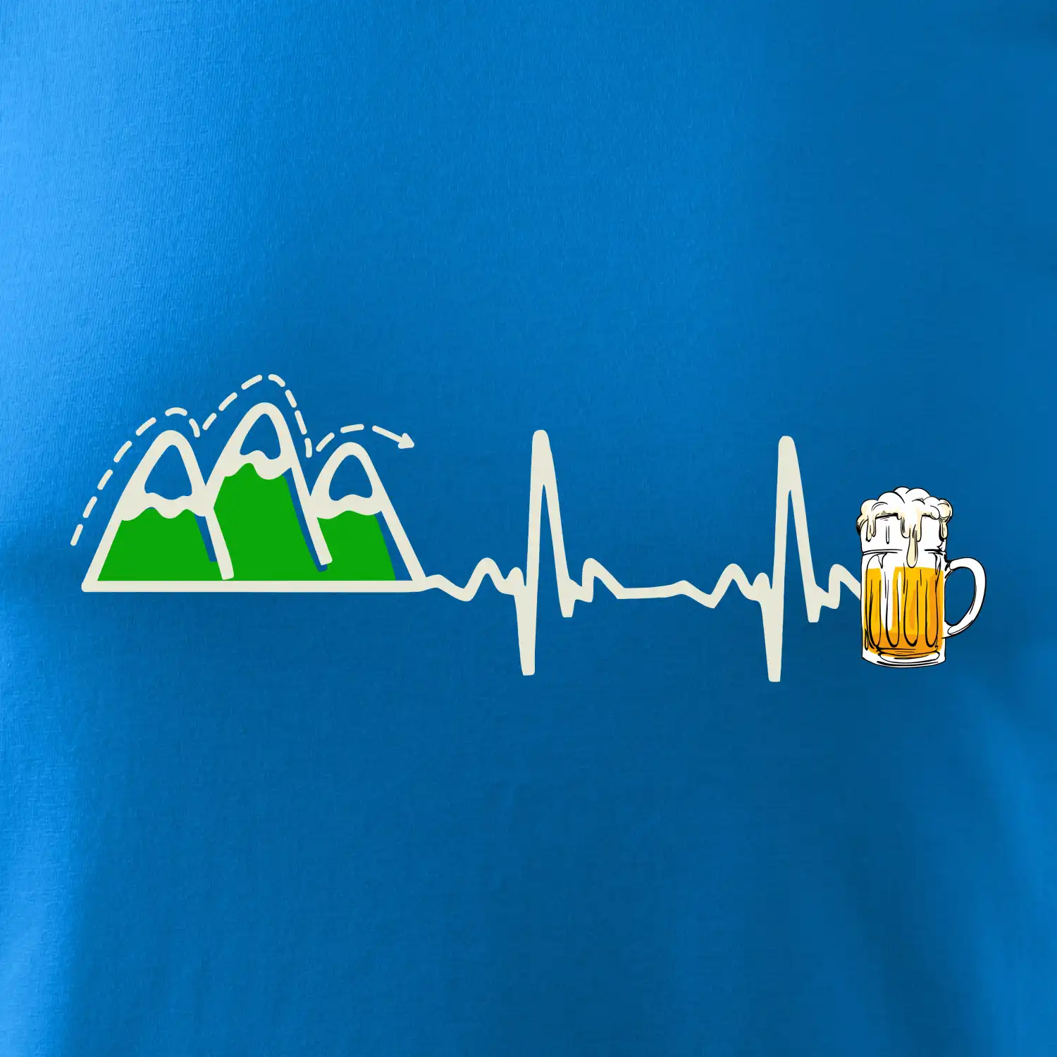 EKG z hor na pivo