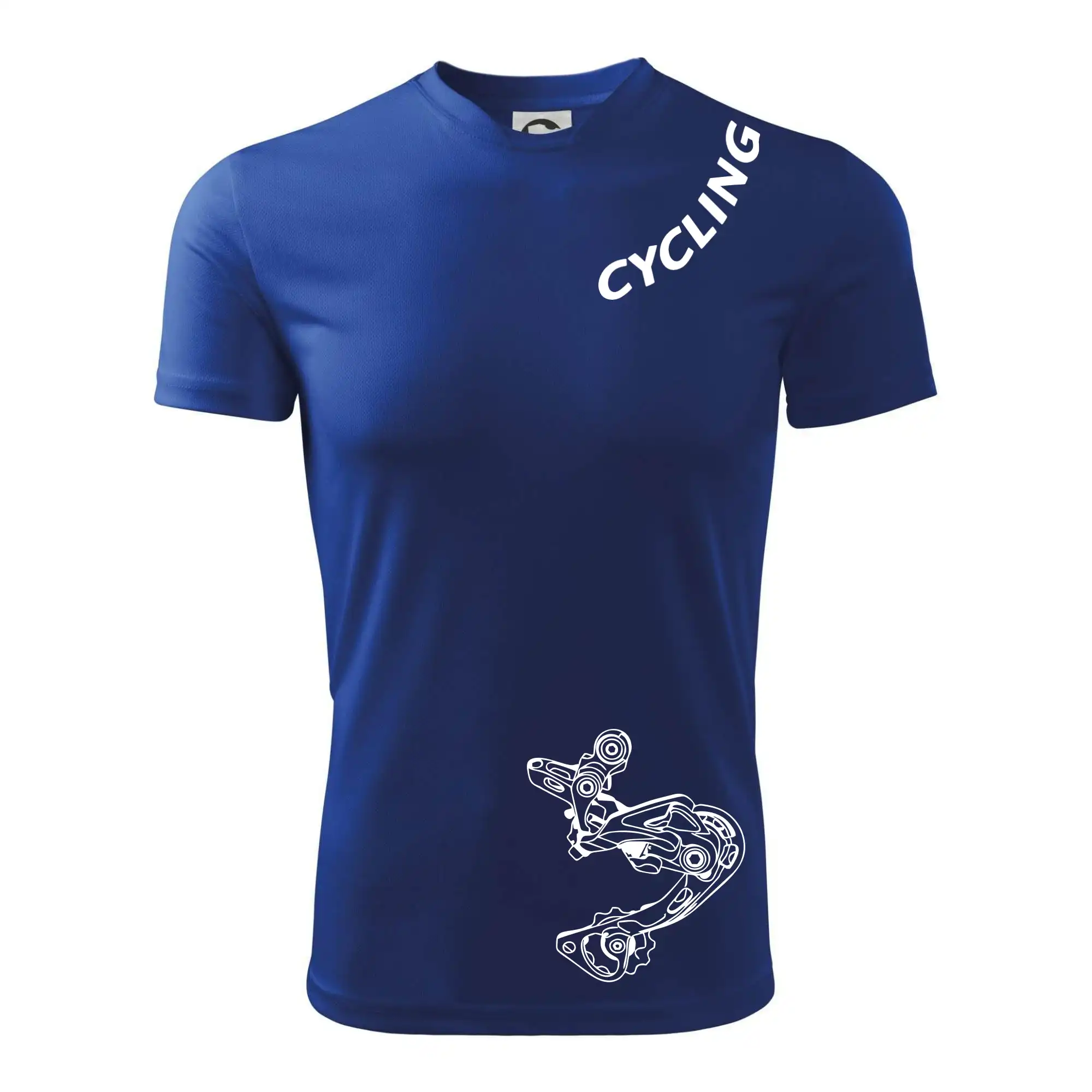 Tričko ako darček pre cyklistu - Cycling nápis šikmo - Pánske tričko Fantasy športové