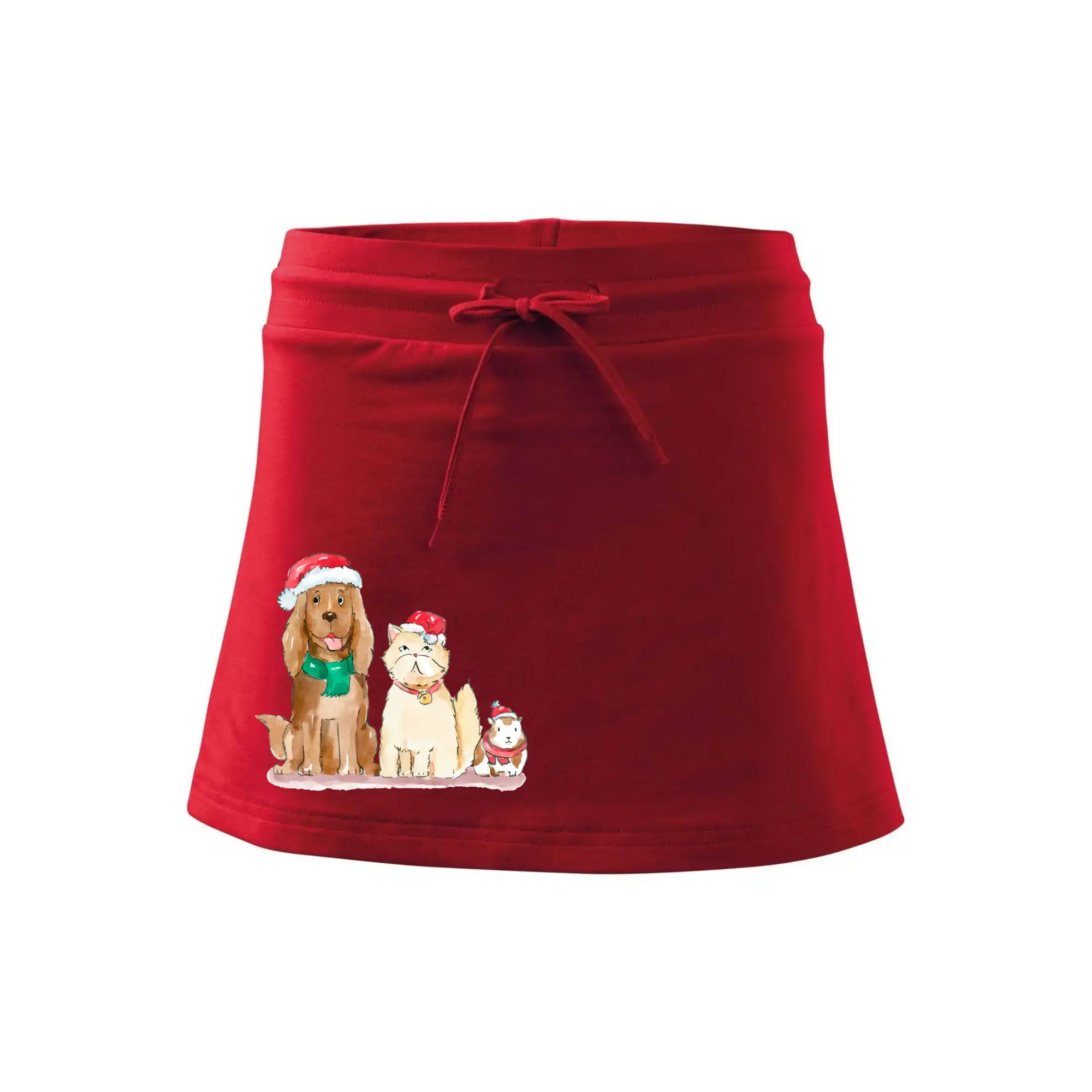 Veselé vánoce - pes, křeček a kočka