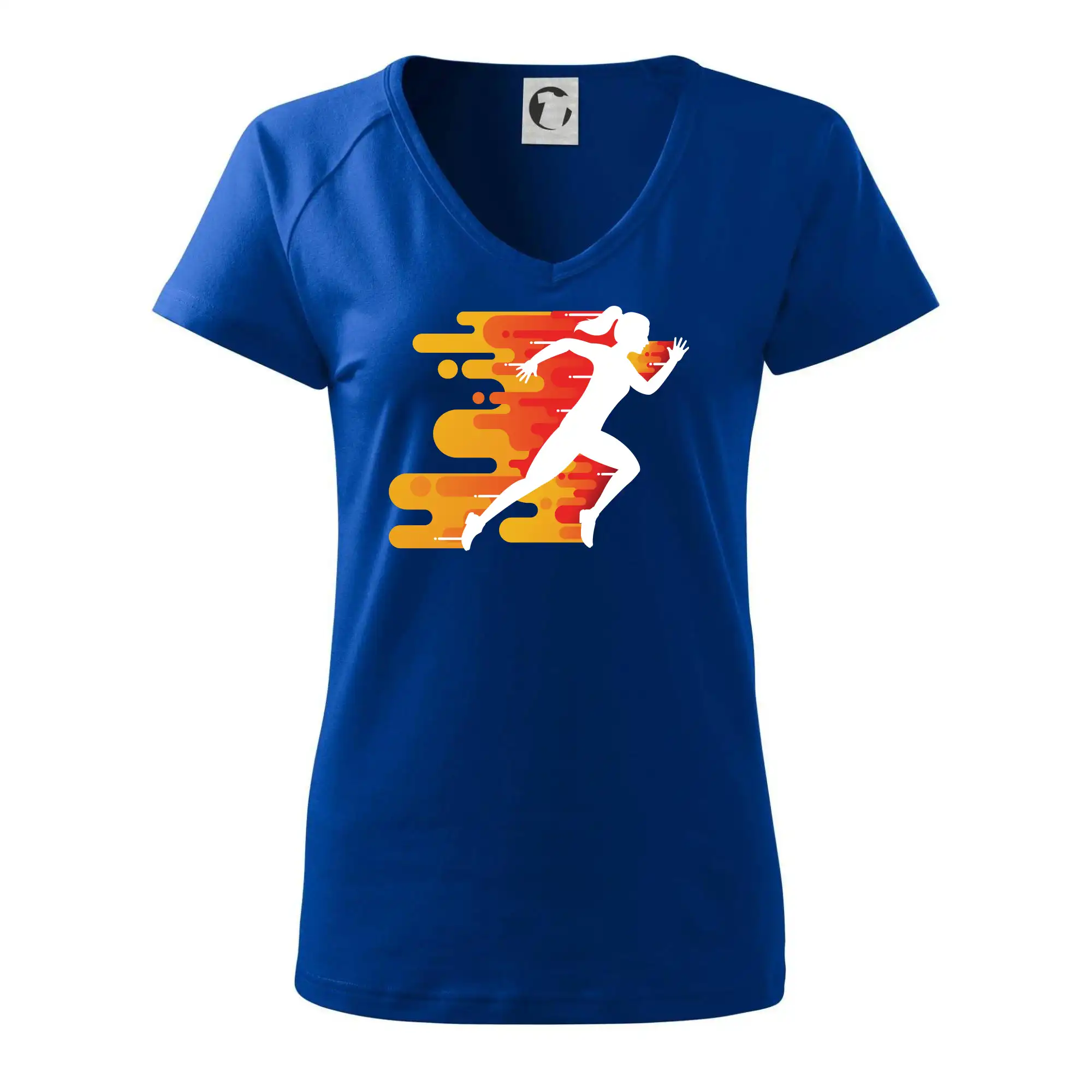 Běhání - oranžová žena