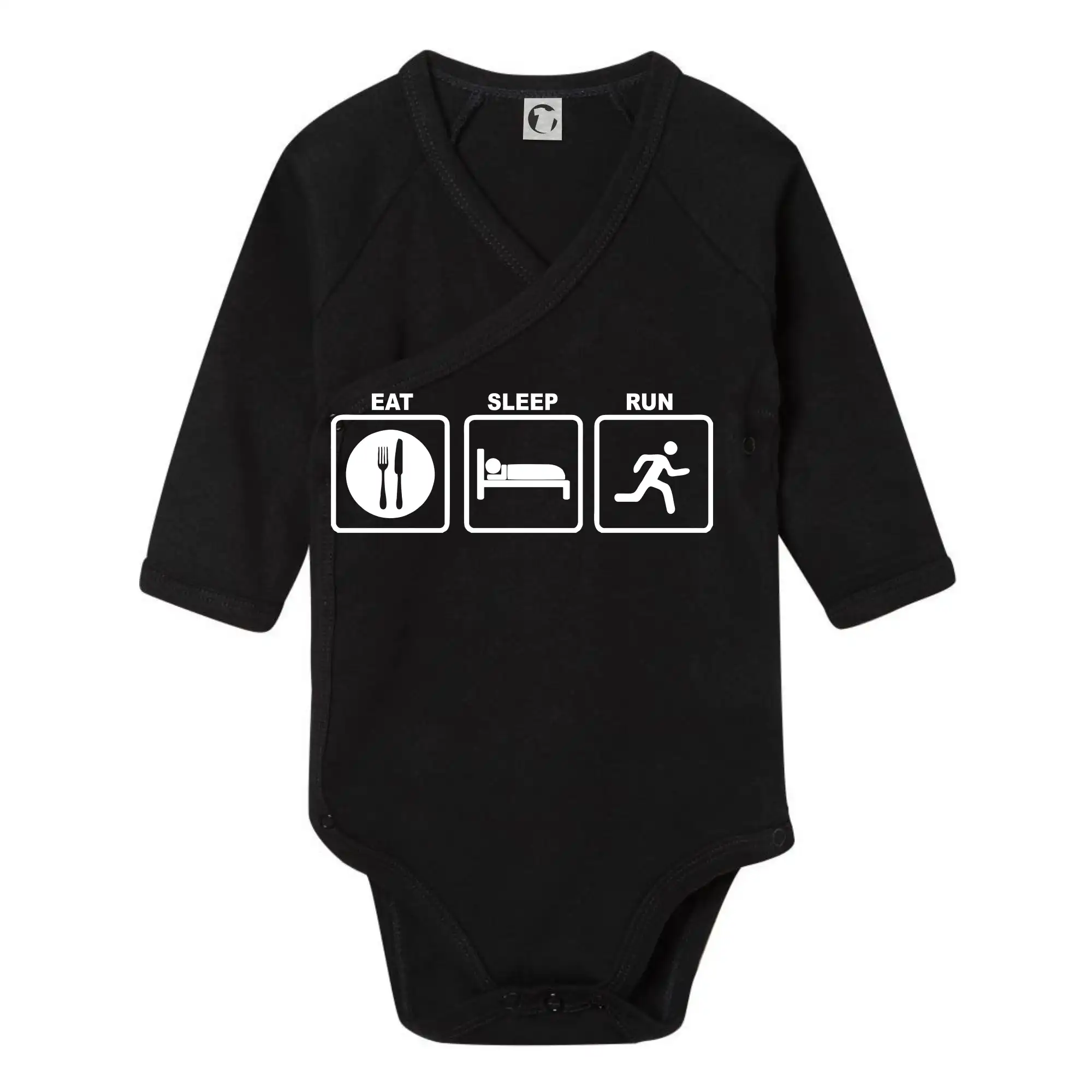 Eat sleep run čtverce