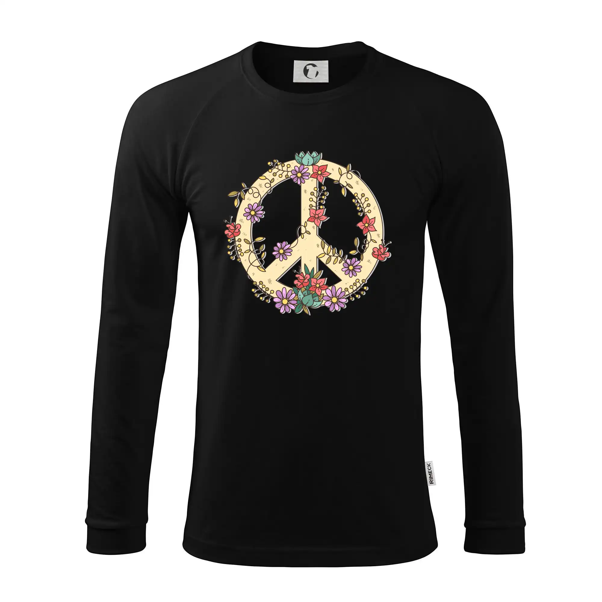 Peace symbol pískový