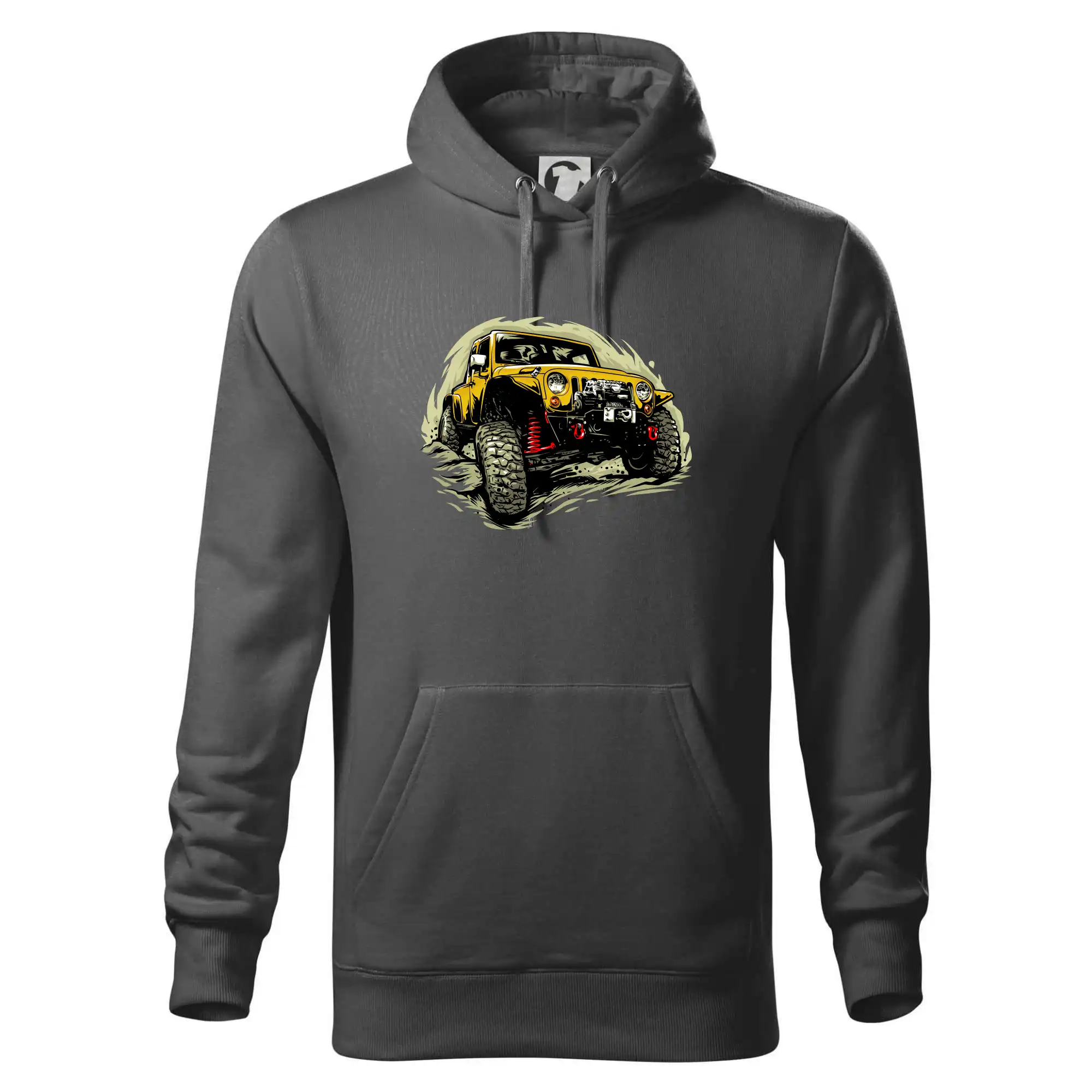 Žlutý offroad s navijákem