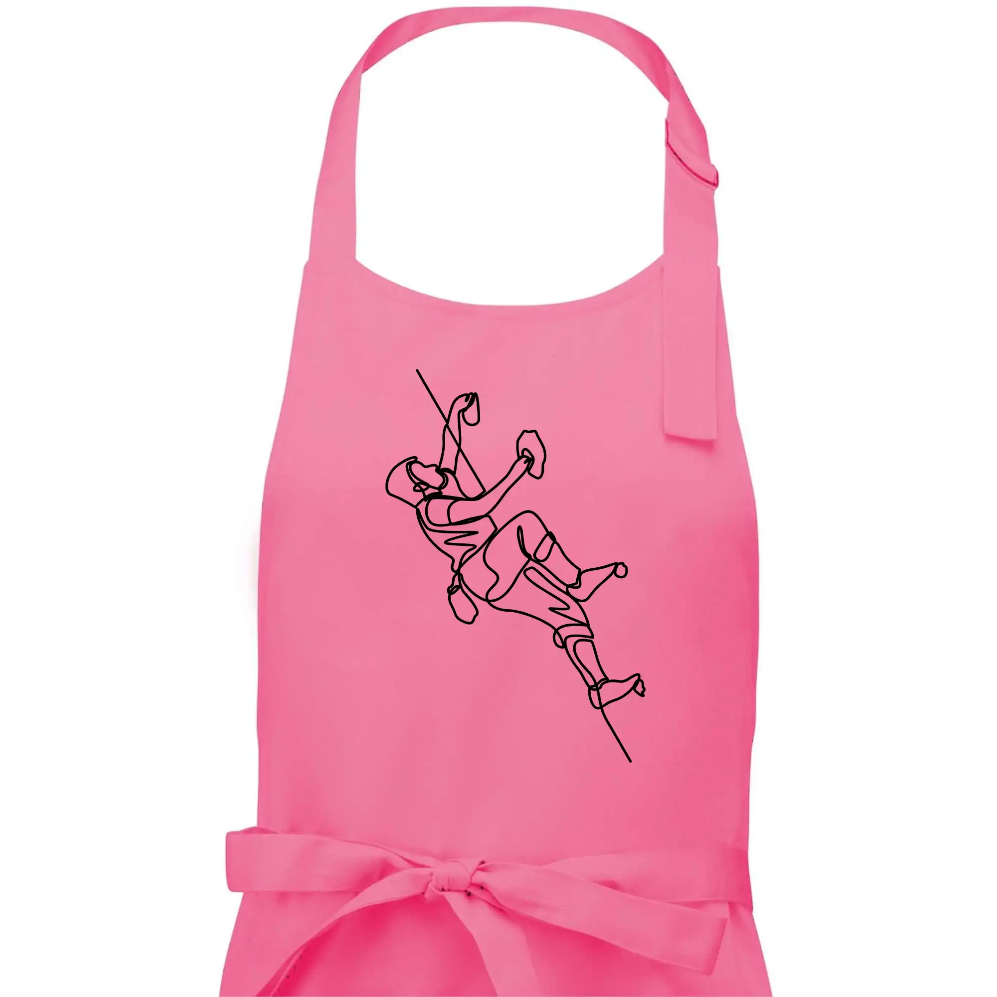 Lezecká stěna jedním tahem