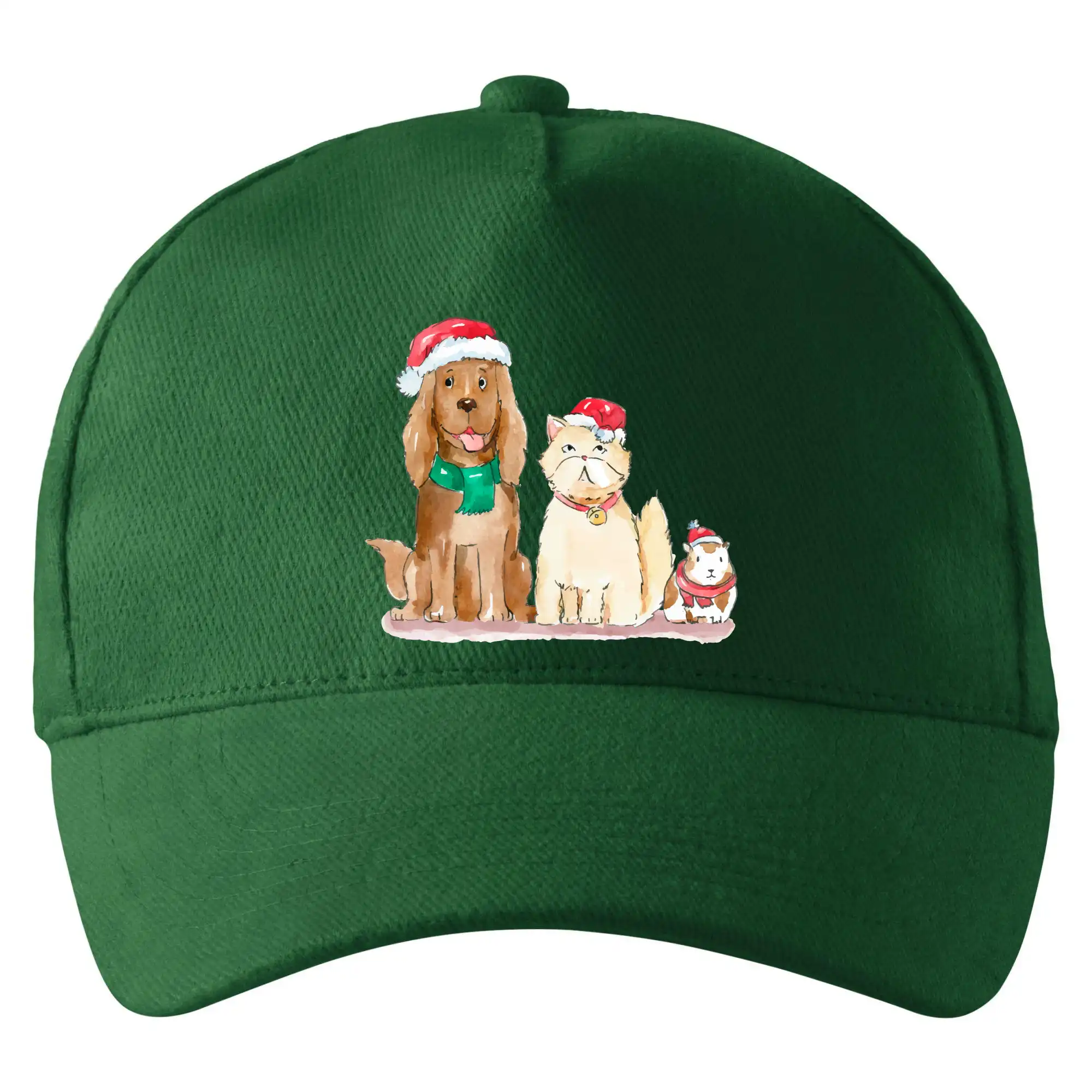 Veselé vánoce - pes, křeček a kočka