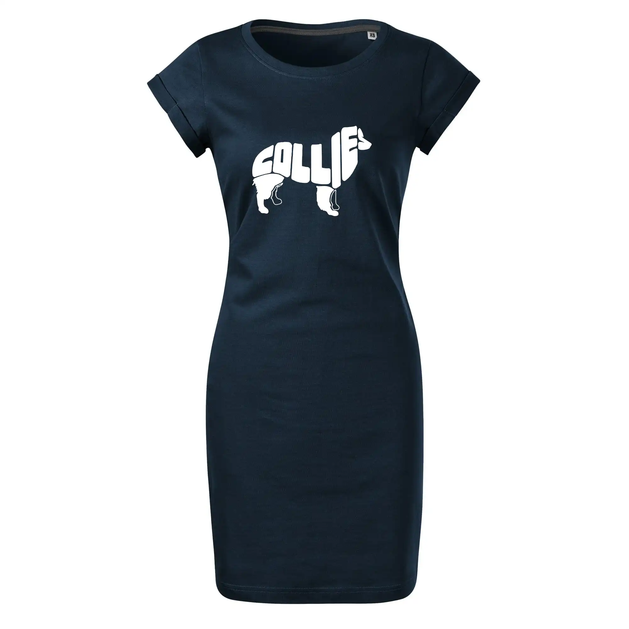 Border kolie písmo v těle