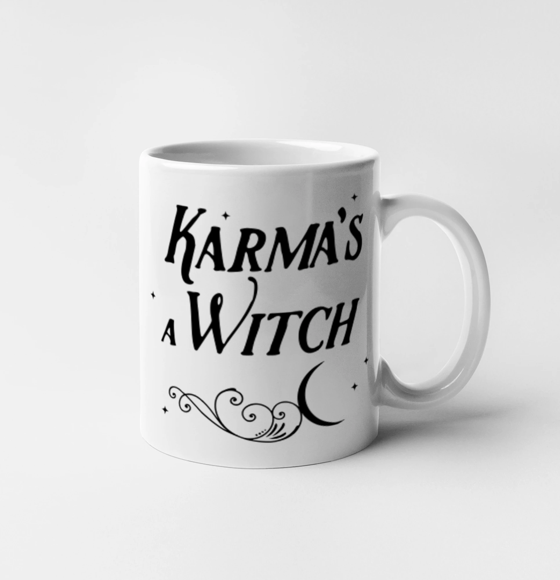 Karma's a Witch - nápis