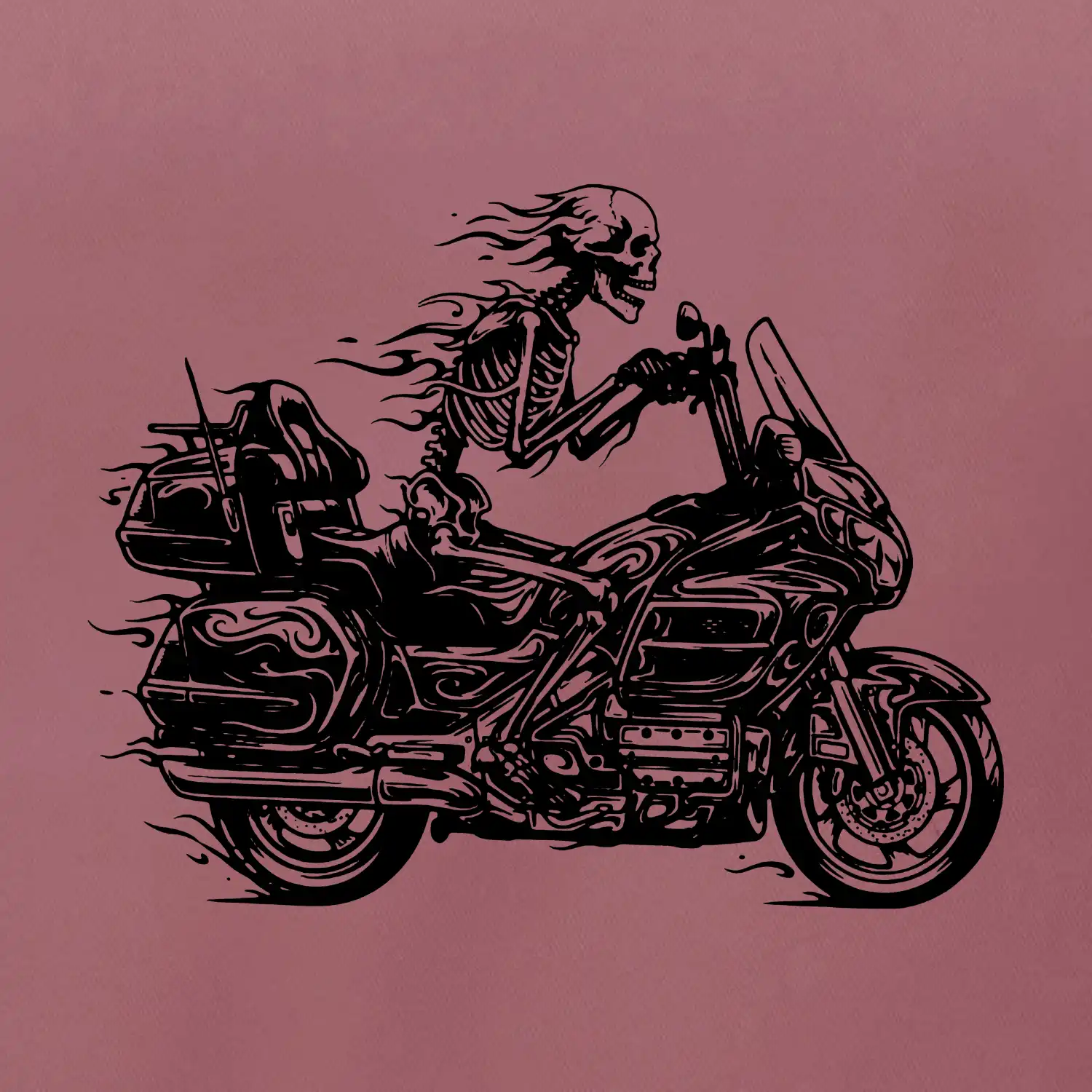 Cestovní motorka kostra