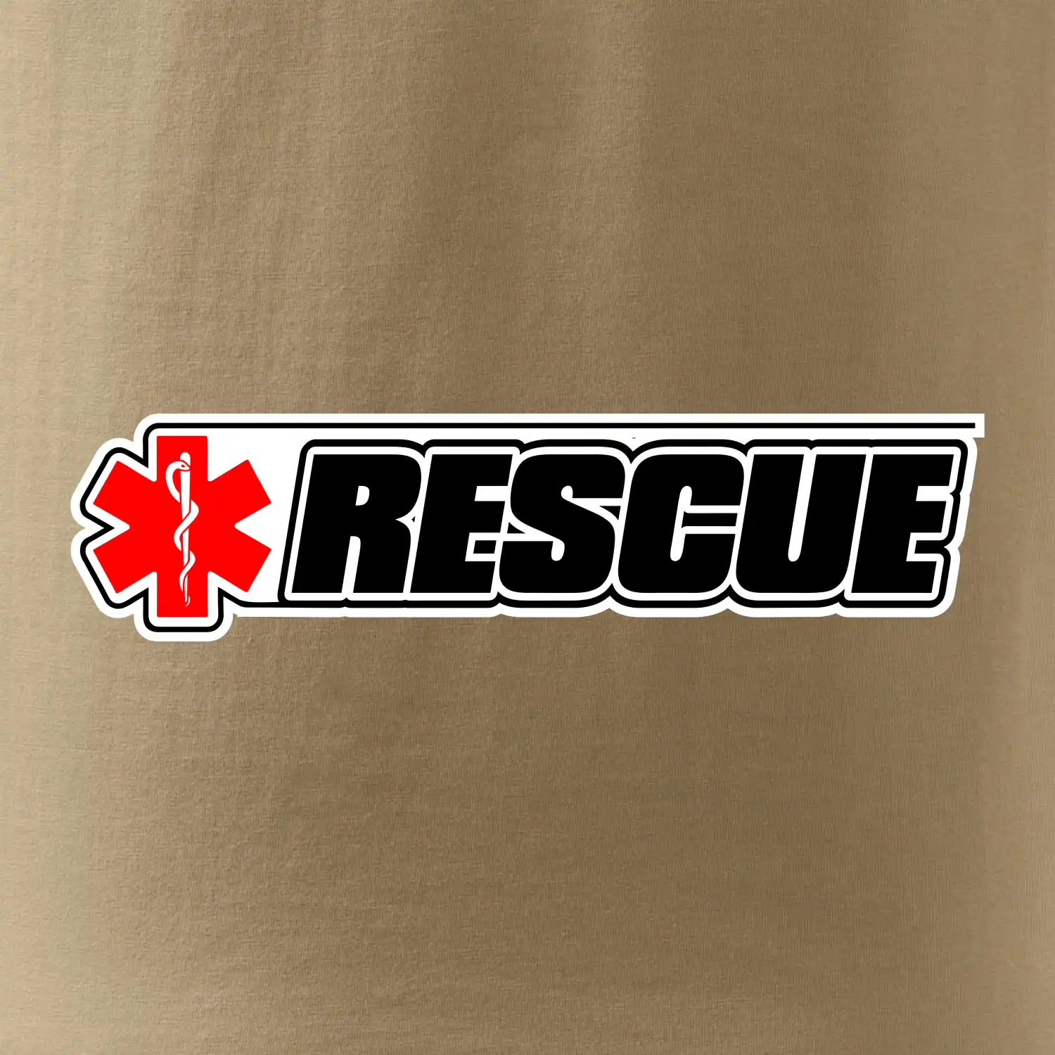 Záchranář rescue kříž červený