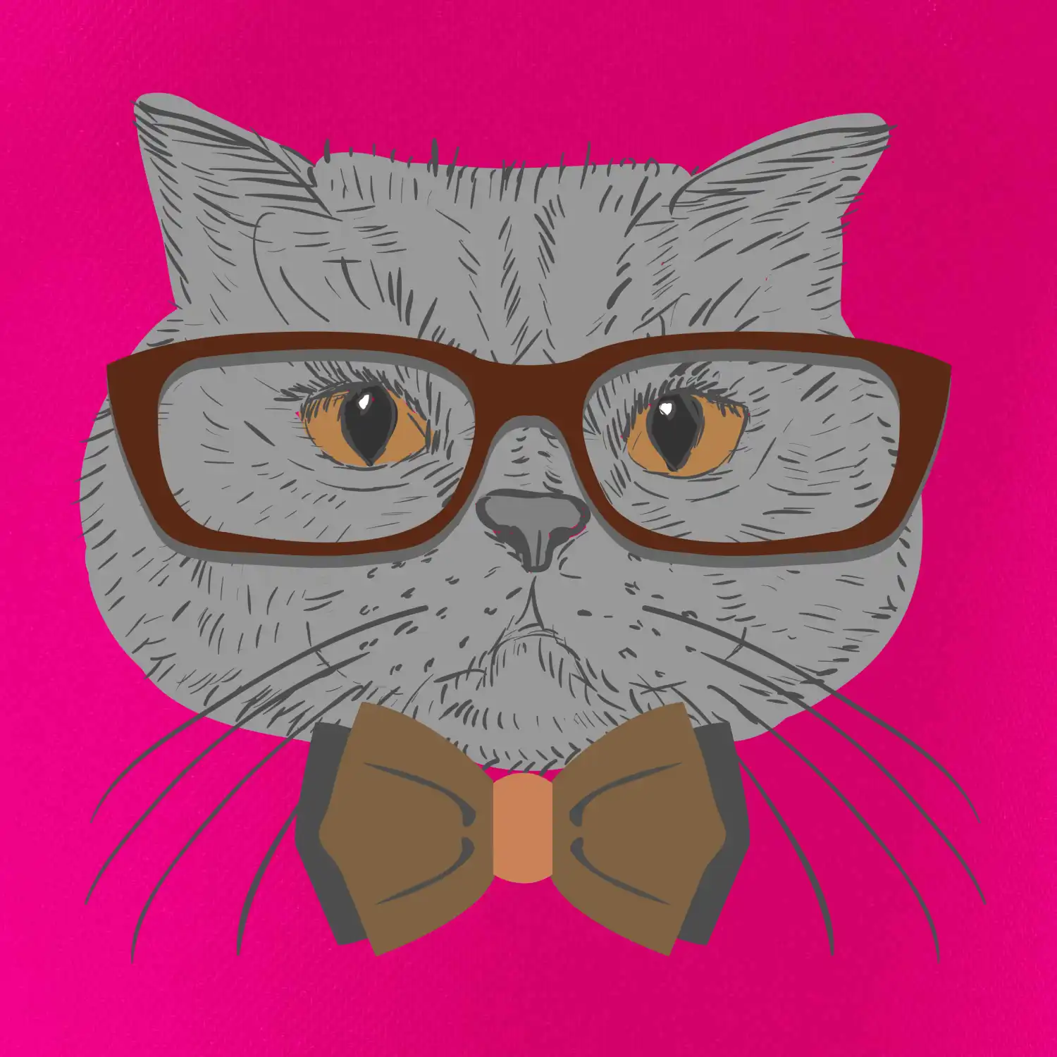 Hipster britská modrá