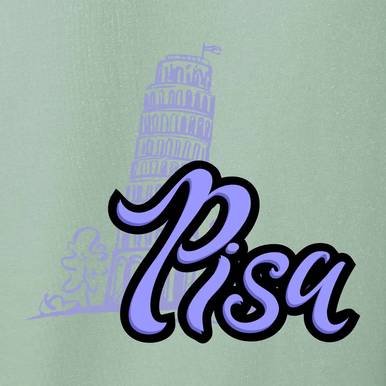 Pisa Lettering