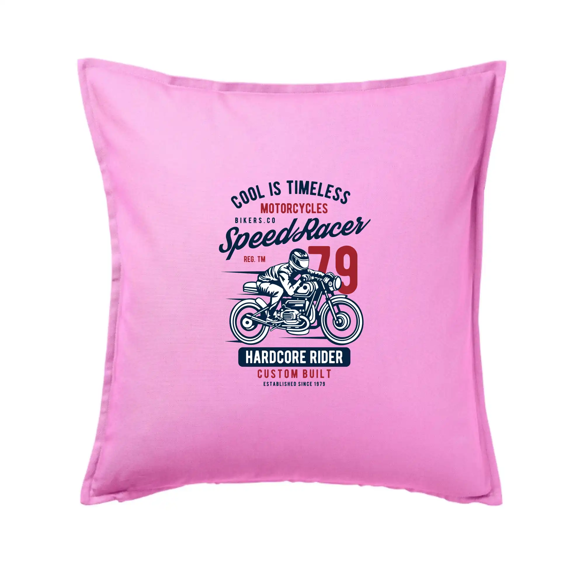 Tričká a mikiny s potlačou motoriek – pre pravých motorkárov - Speed Racer Motorcycles - Vankúš 50x50
