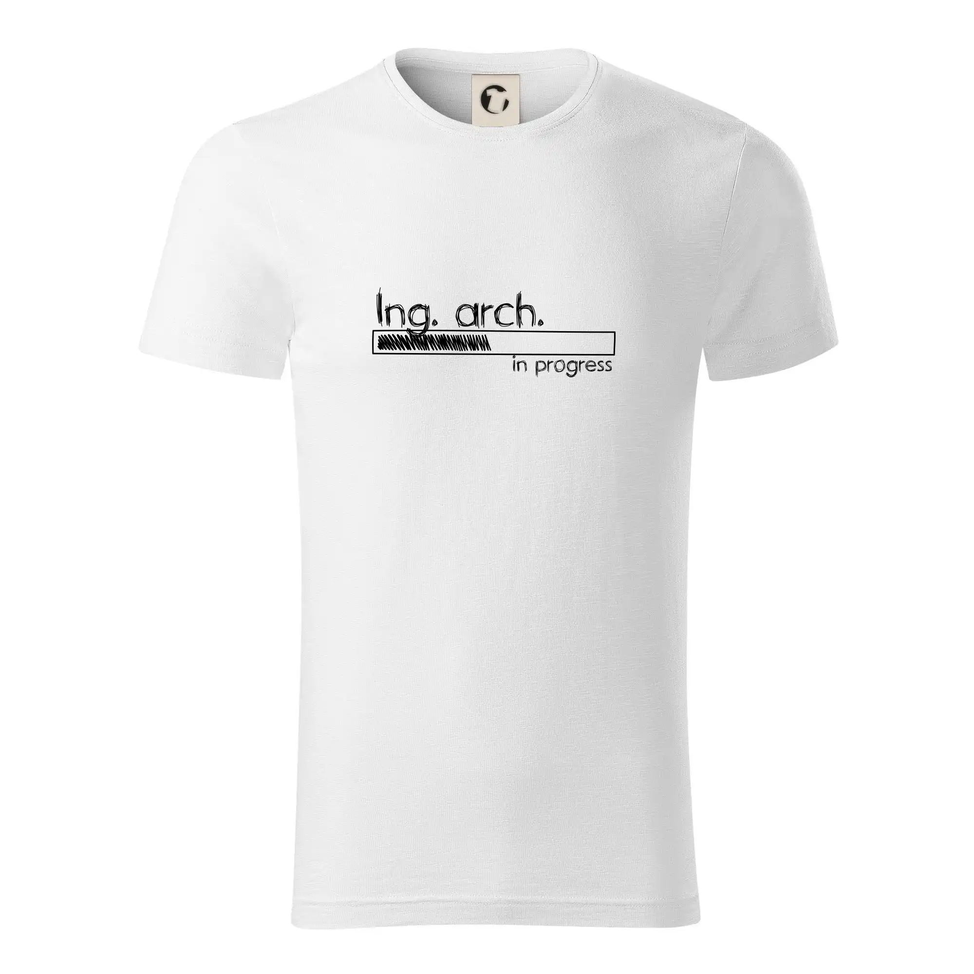 Tričká na ukončenie štúdia - In progress titul Ing. arch. inžinier architekt / inžinierka architektka - Tričko z organickej bavlny