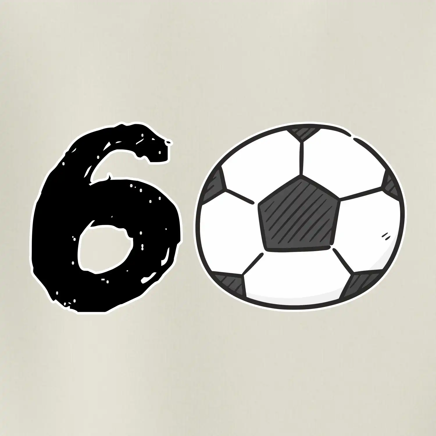 Fotbal kulaté narozeniny 60
