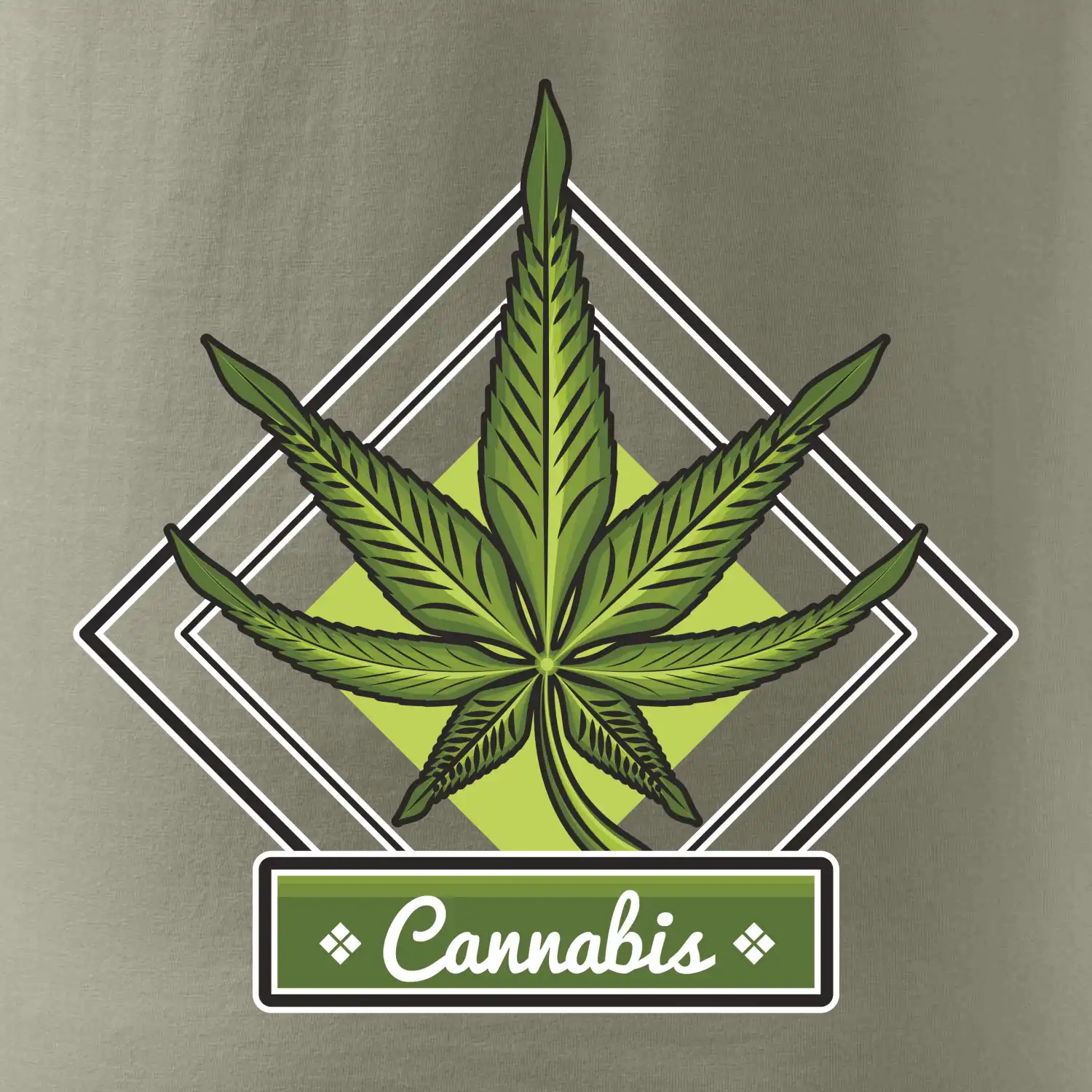 Cannabis list kosočtverec