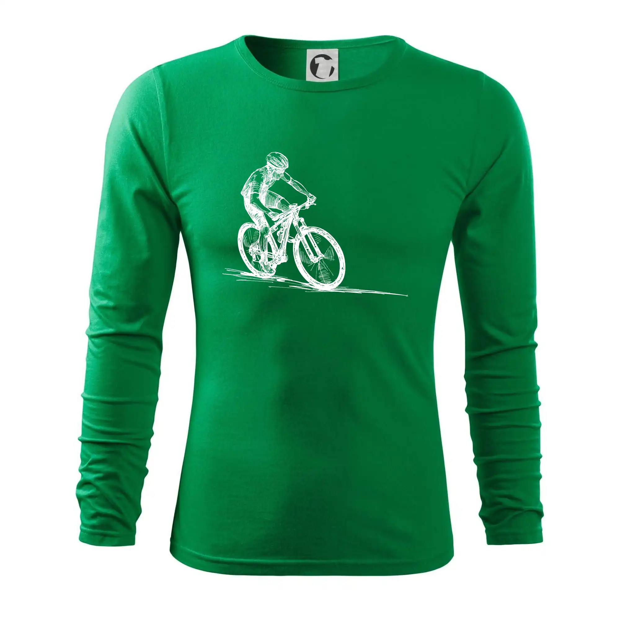 MTB kreslený cyklista