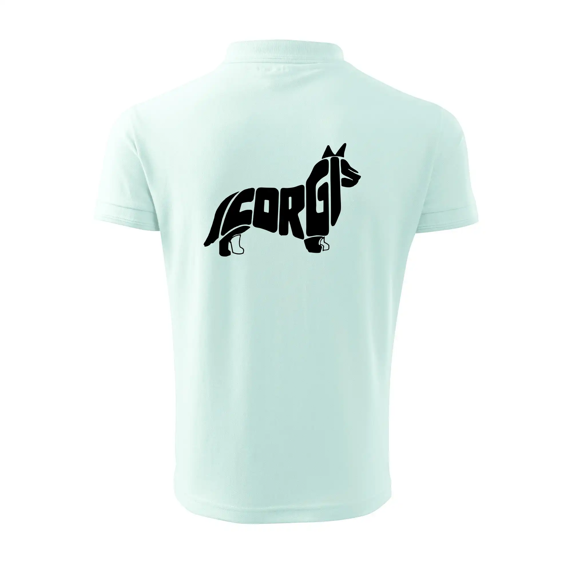 Corgi - nápis v těle