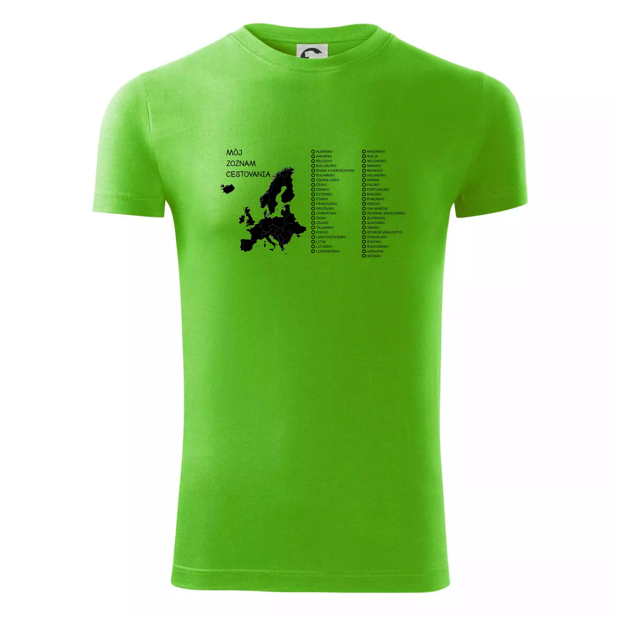 Můj cestovní seznam - Evropa