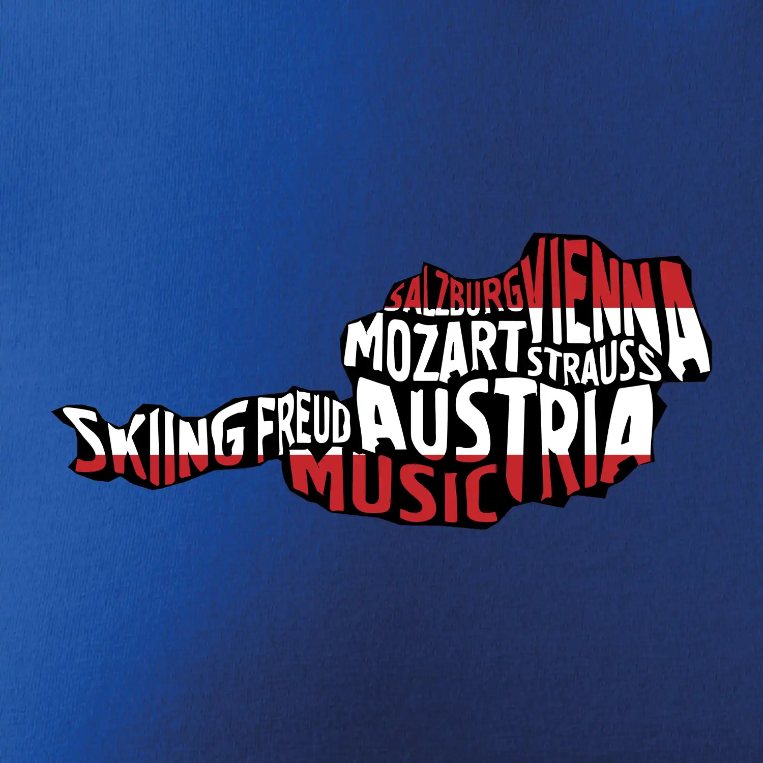 Mapy - názvy měst - Rakousko