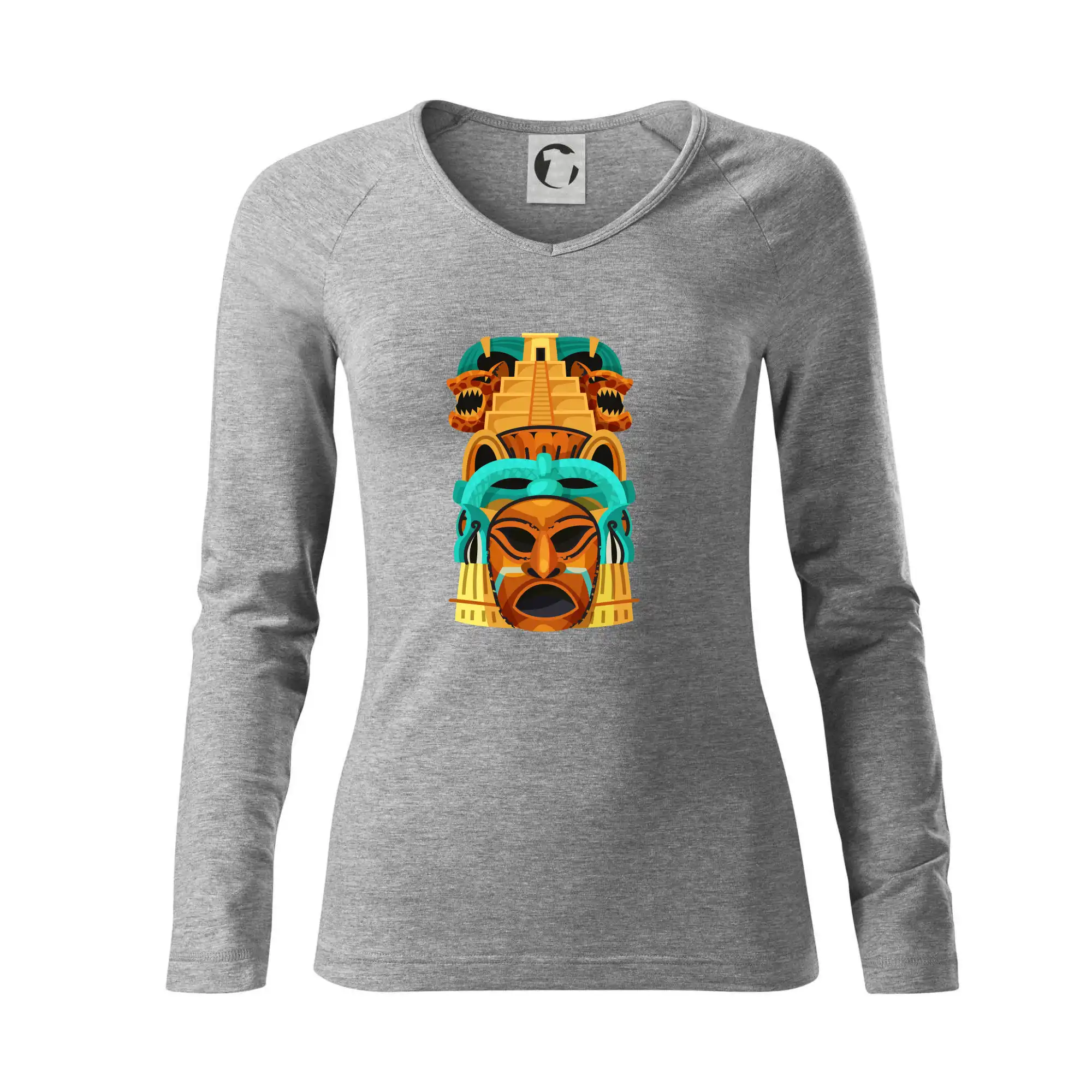 Mayové maska s pyramidou