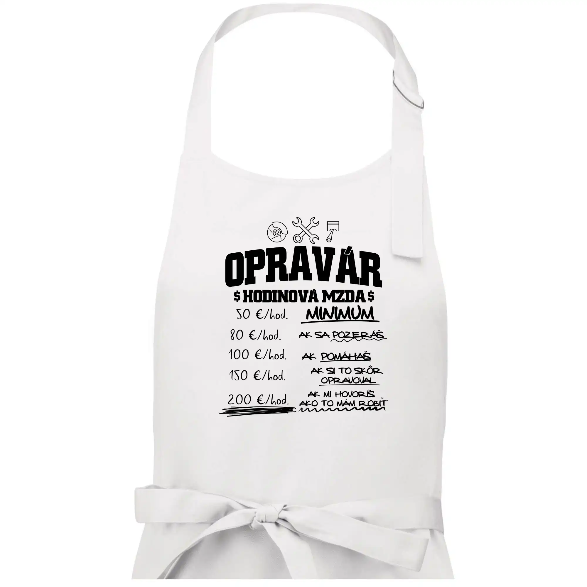 Hodinová mzda - opravár