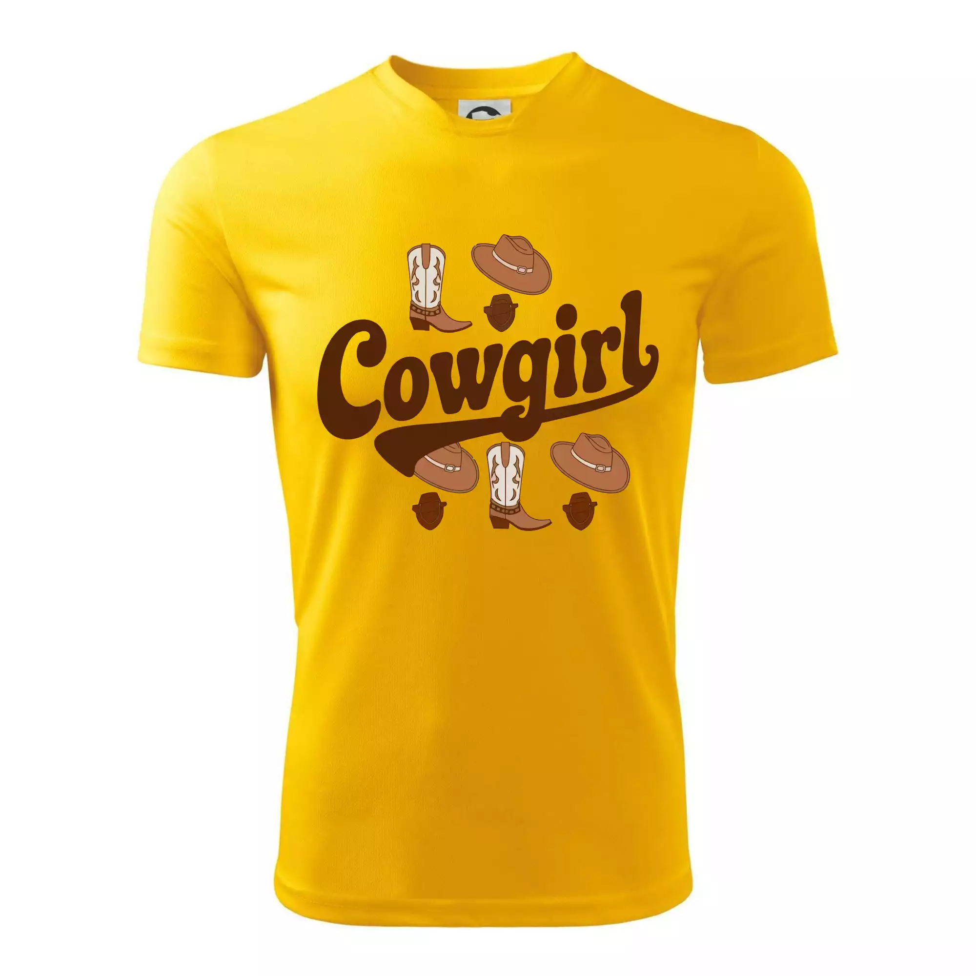 Cowgirl nápis a oblečení