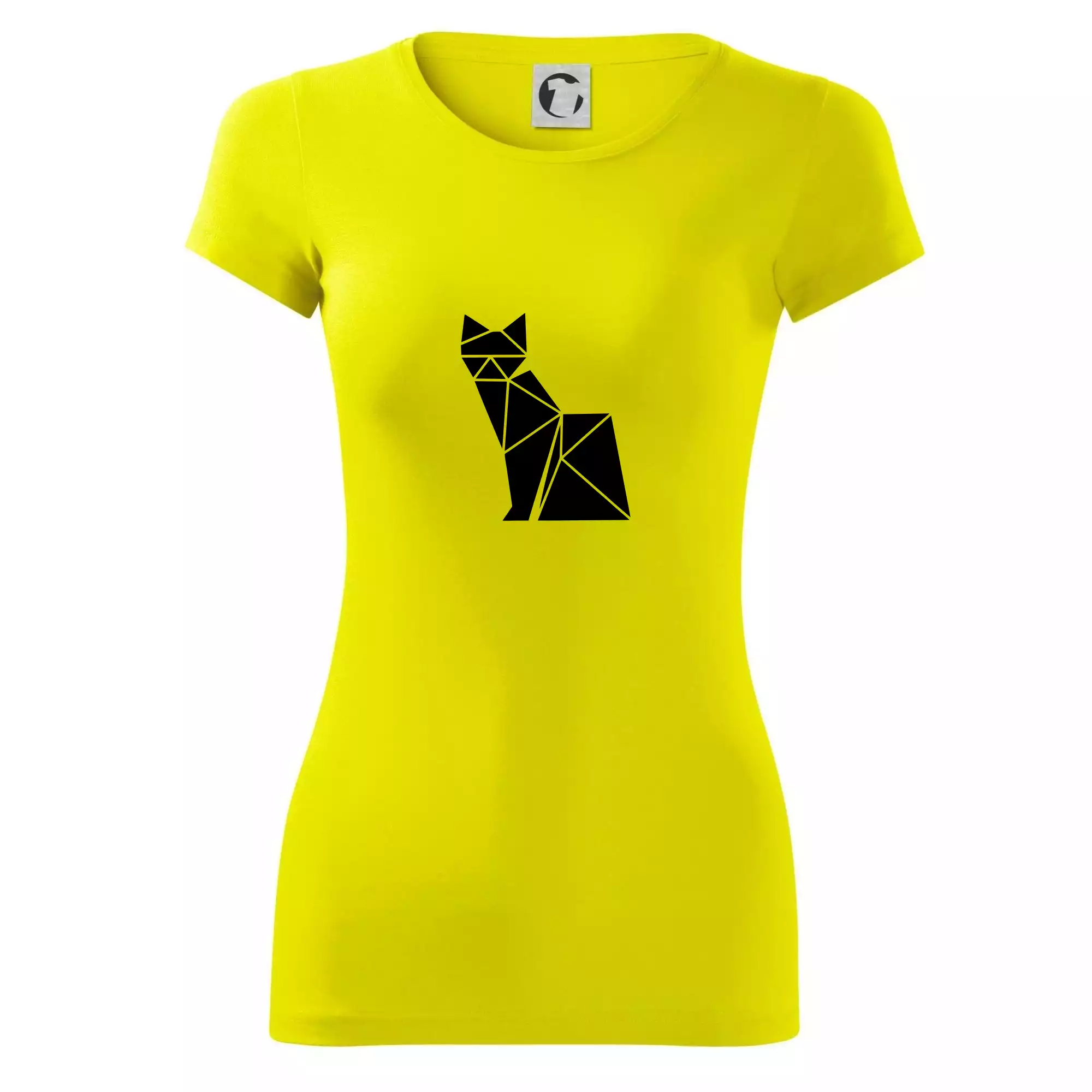 Origami kočka z boku