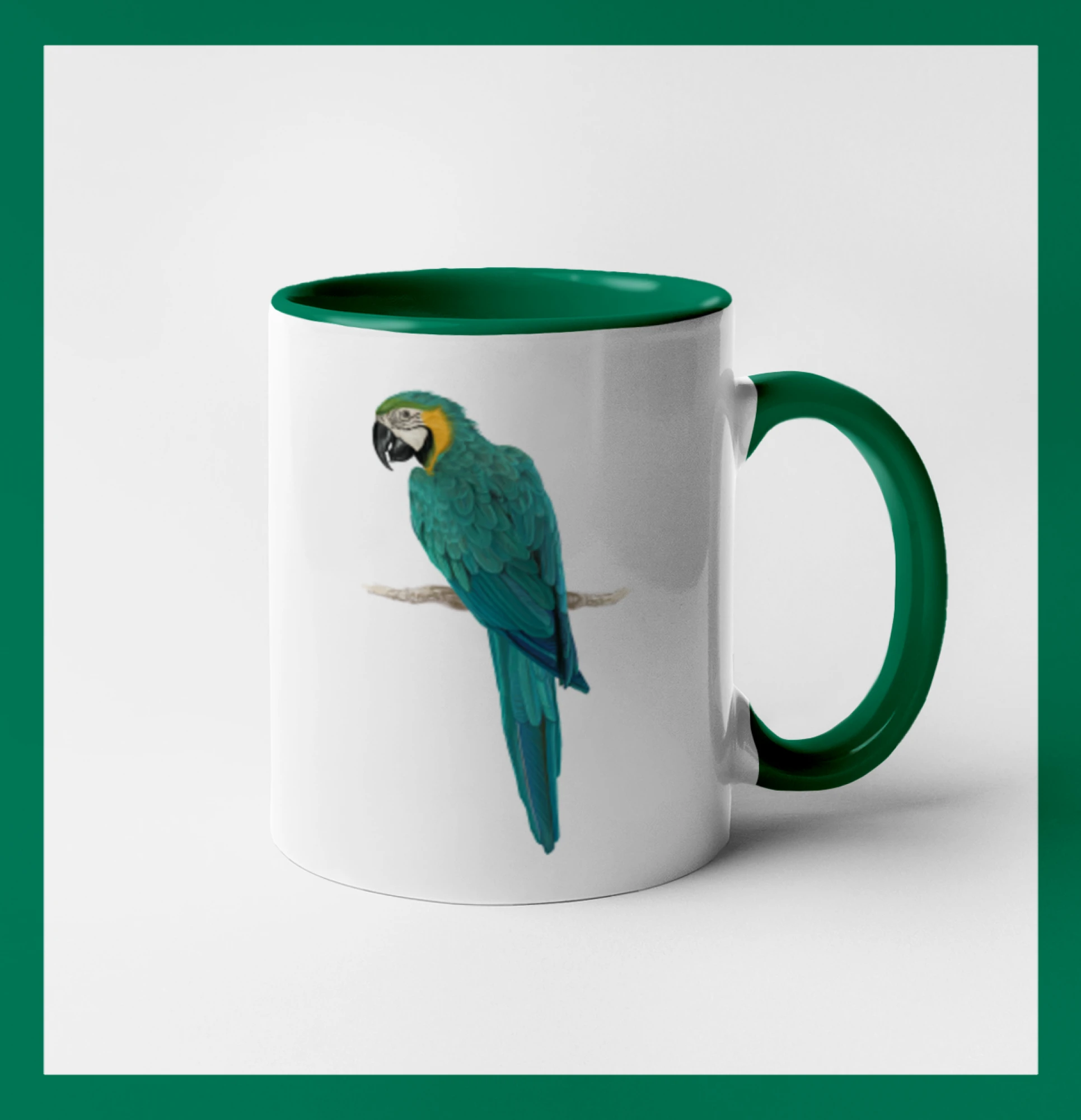 Tričká so zvieratami - Ara - Hrnček 