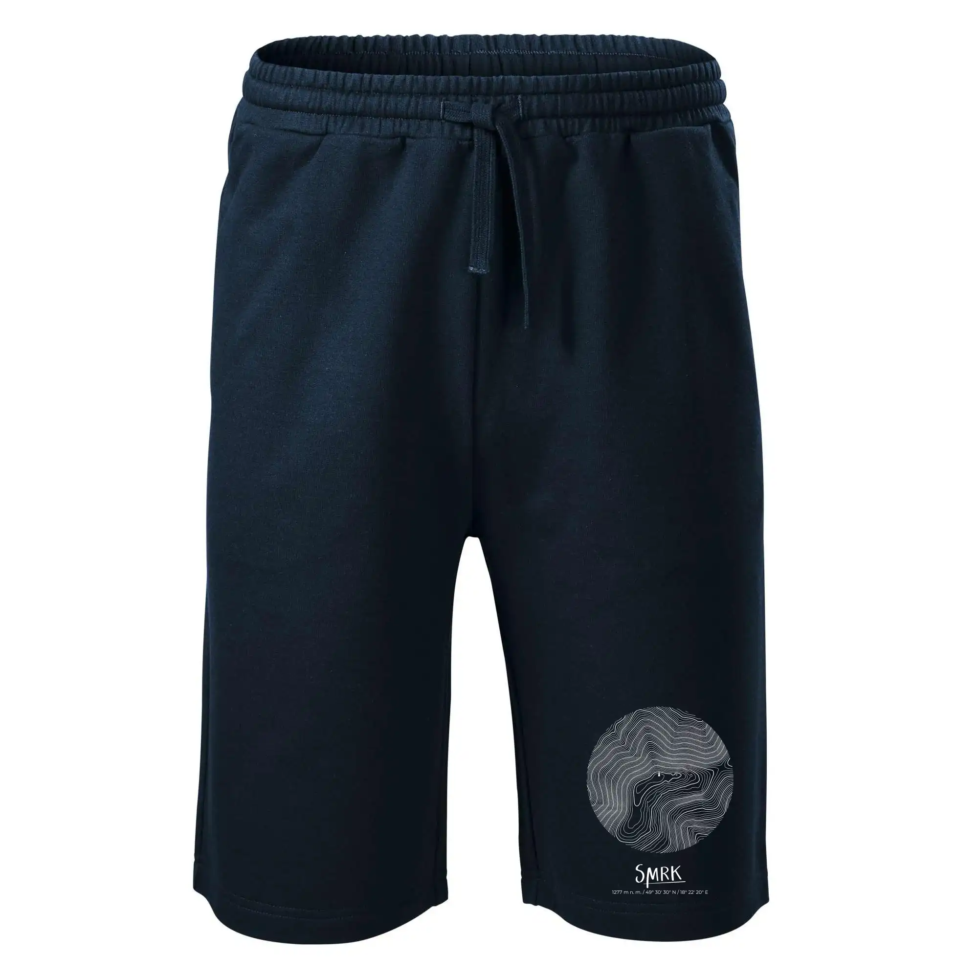 Smrk - vrstevnice v kruhu